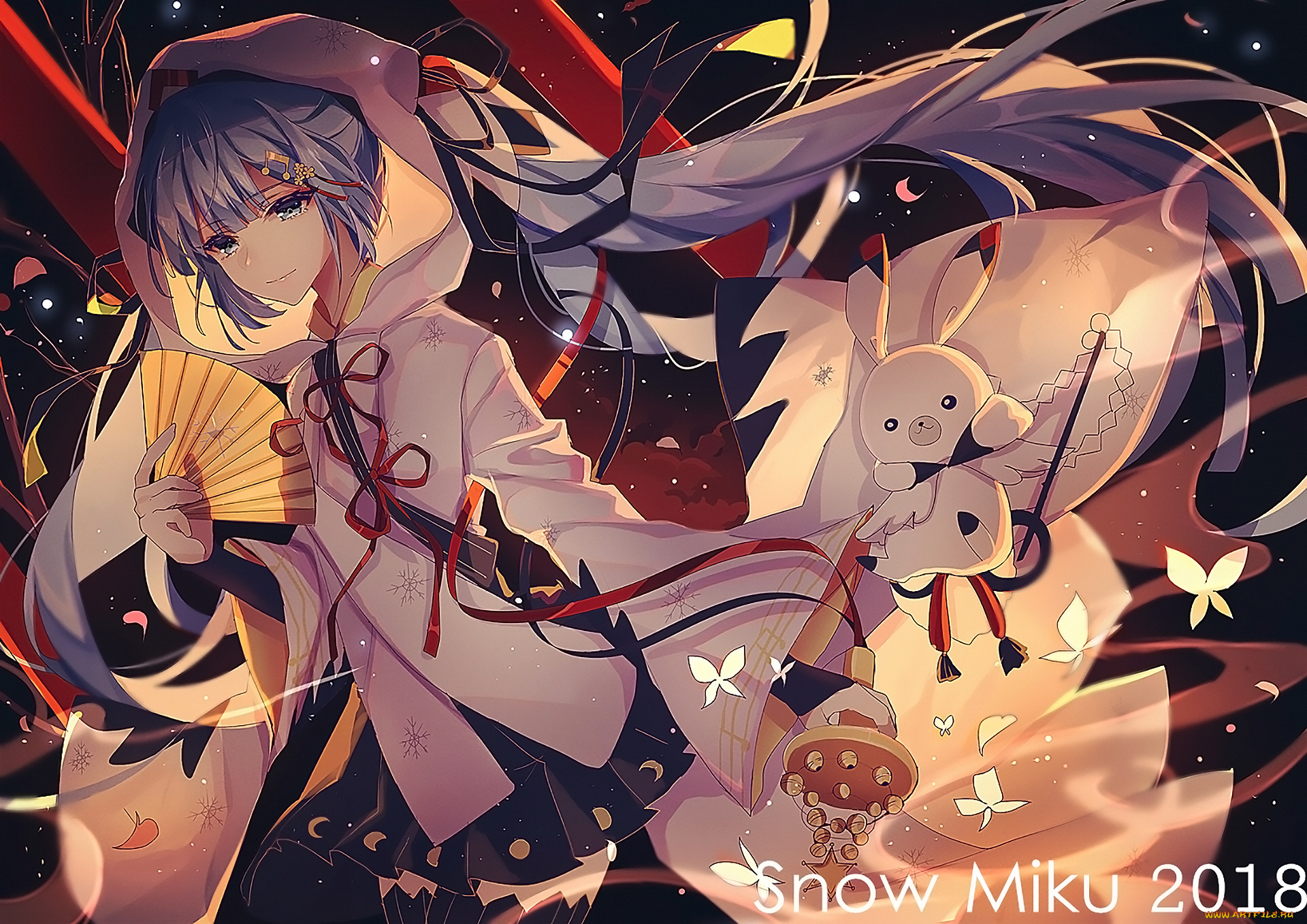 аниме, vocaloid, девушка