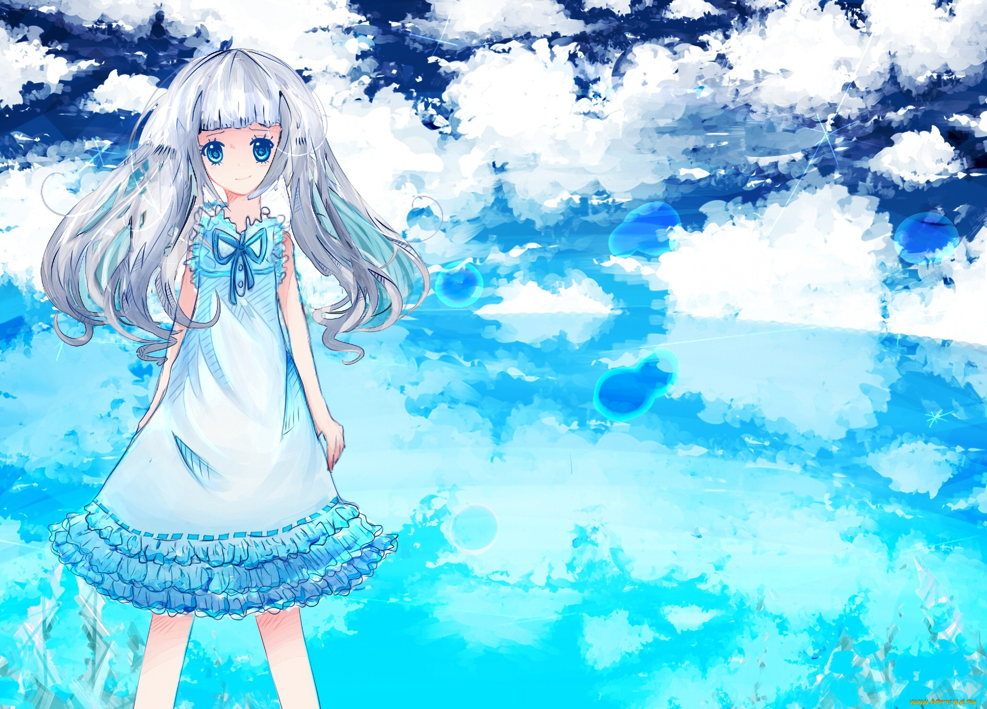 аниме, anohana, невиданный, цветок