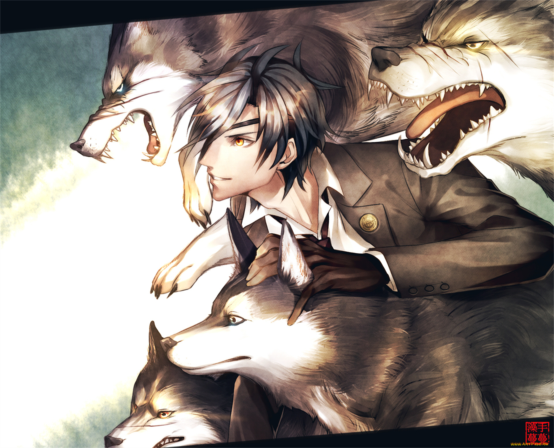 аниме, touken, ranbu, танец, мечей