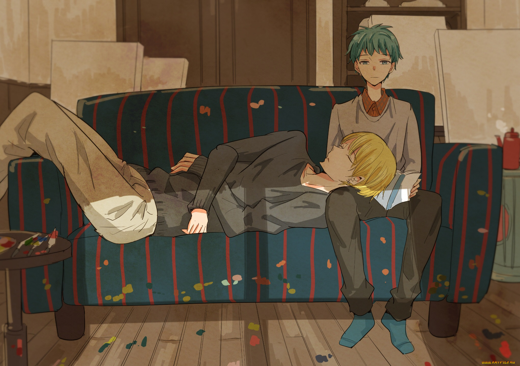 аниме, kuroko, no, baske, баскетбол