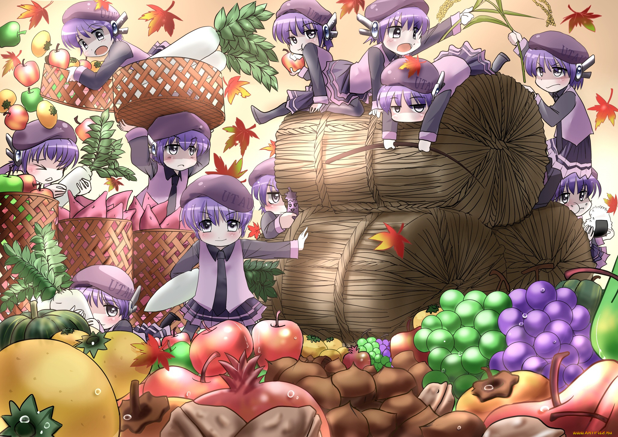 аниме, utau, малыши