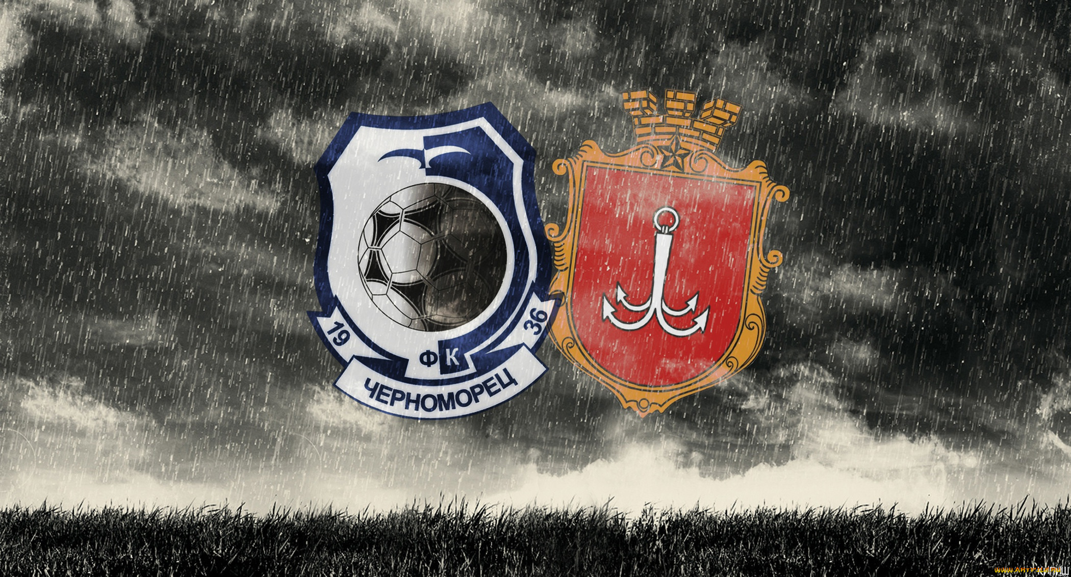 разное, надписи, , логотипы, , знаки, клуб, спорт, синий, дождь, Черно, -, герб, Черный, одесса, Черноморец, логотип, лого, футбольный, футбол, фон