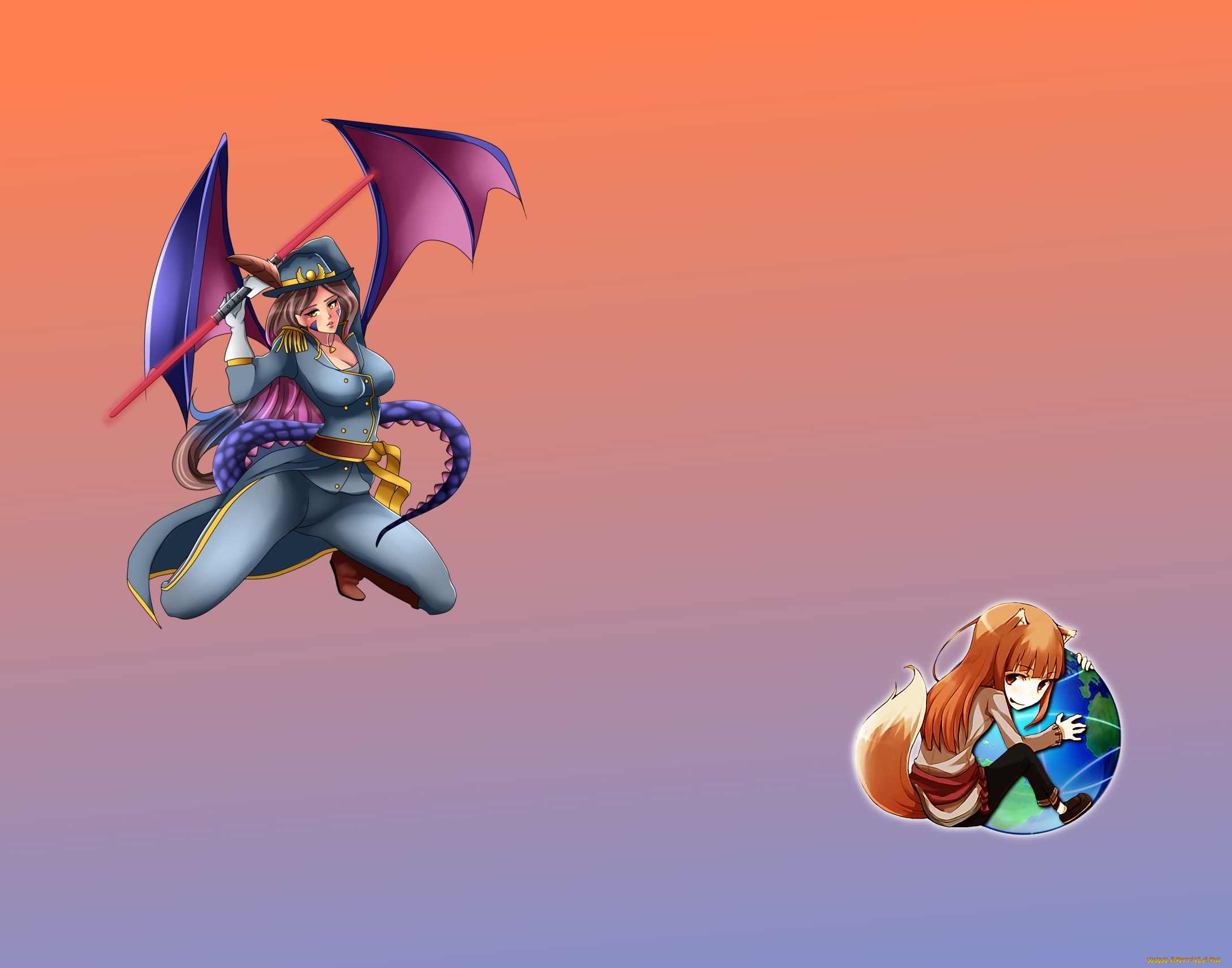 компьютеры, mozilla, firefox, девушка, фон, логотип, взгляд