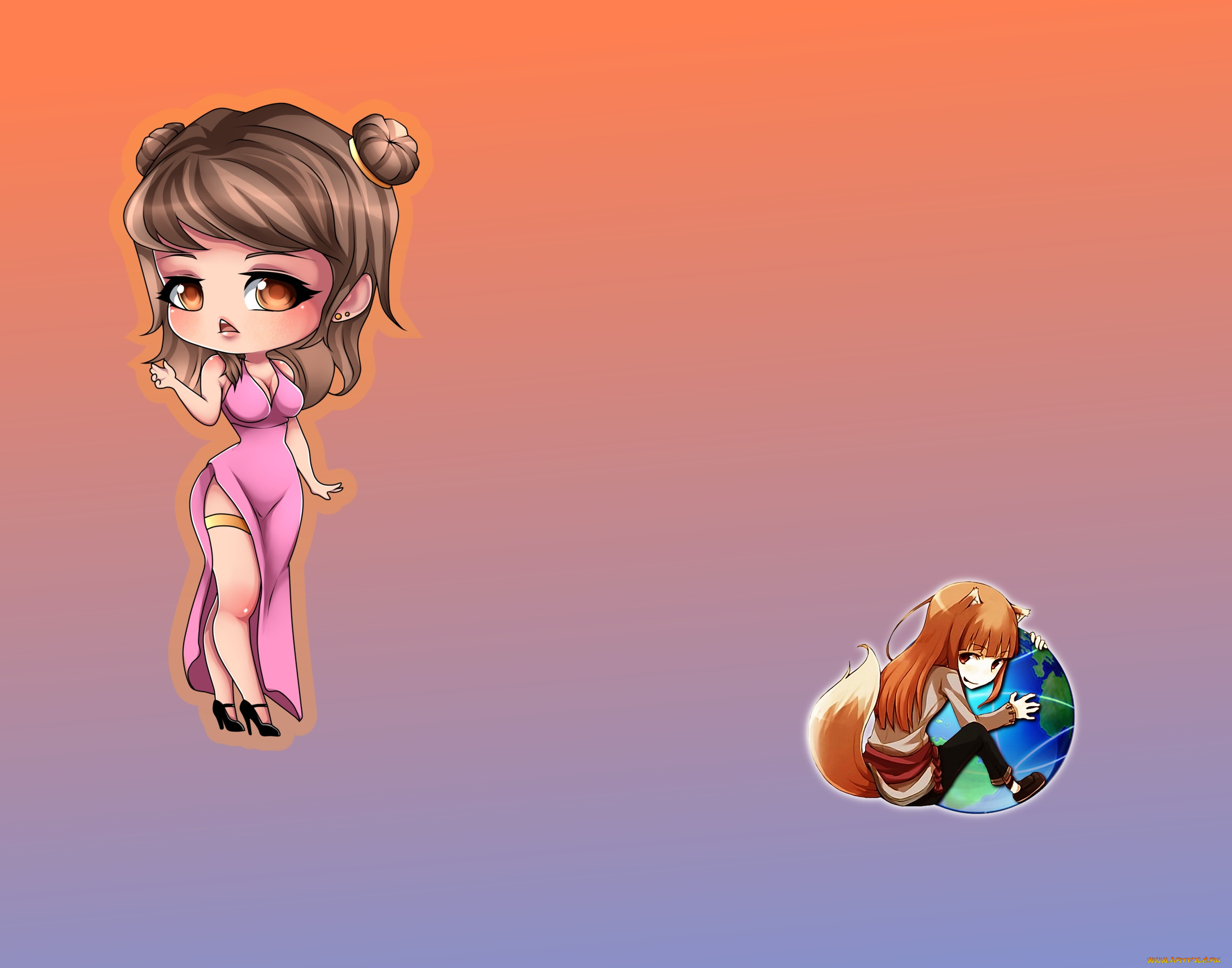 компьютеры, mozilla, firefox, взгляд, девушка, фон, логотип