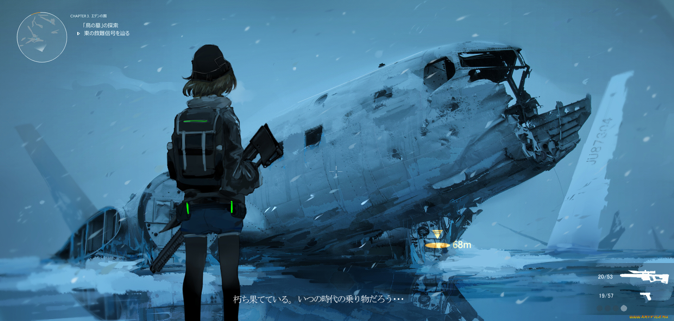 аниме, оружие, , техника, , технологии, девушка