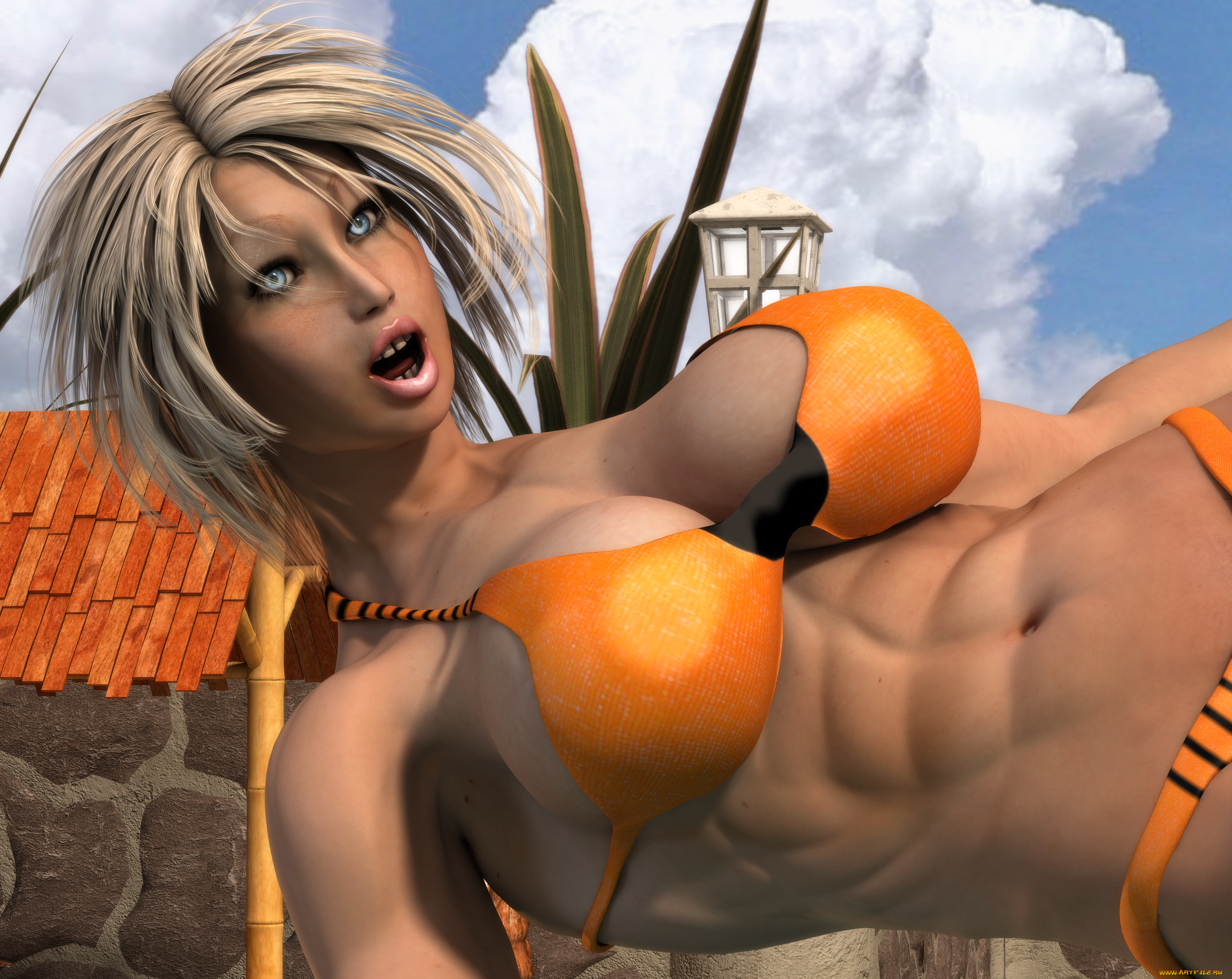 3д, графика, люди, , people, фон, девушка, взгляд