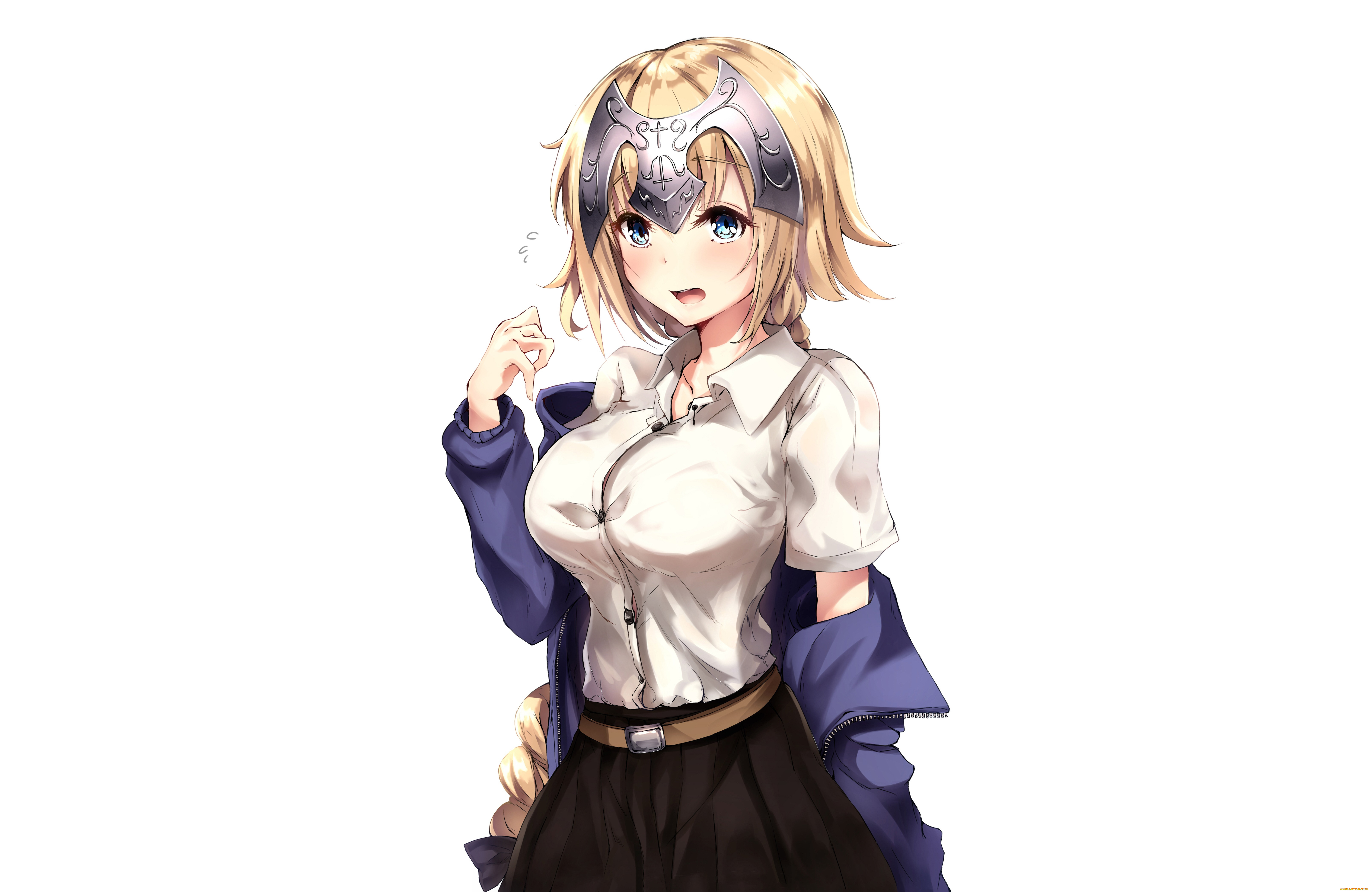 аниме, fate, stay, night, девушка