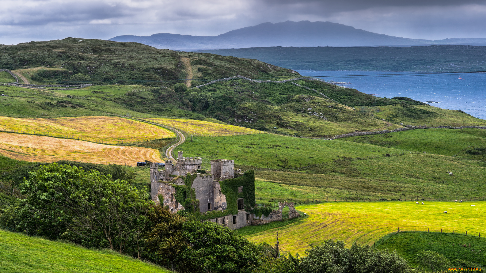 города, -, пейзажи, простор