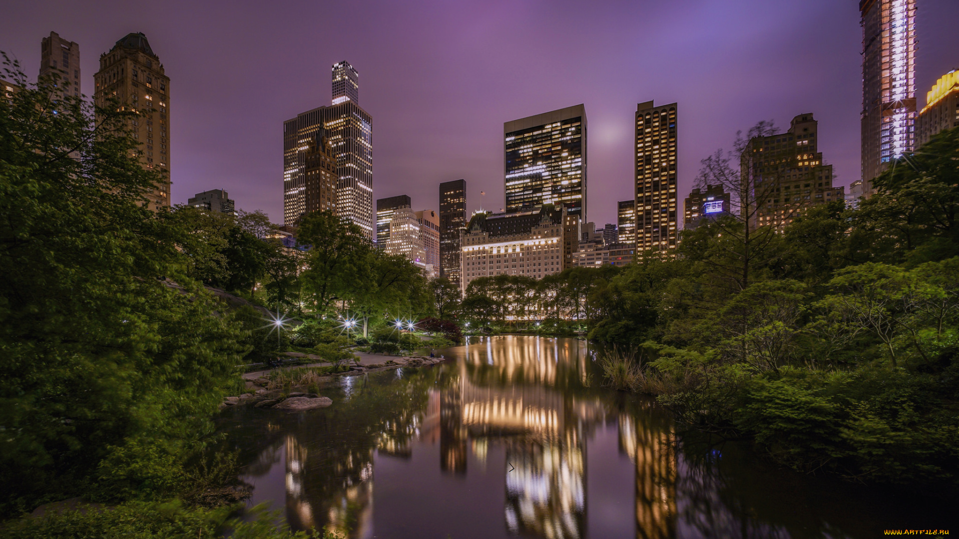 города, нью-йорк, , сша, простор