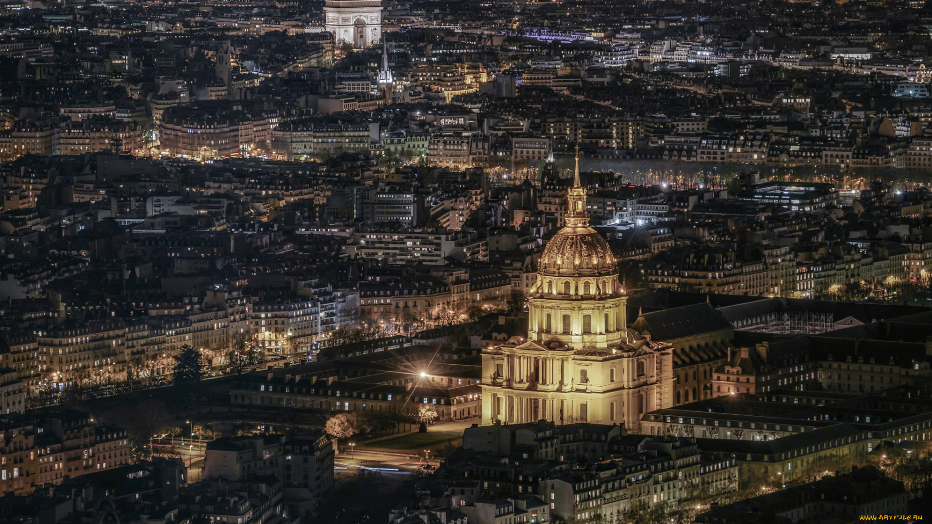 города, париж, , франция, простор