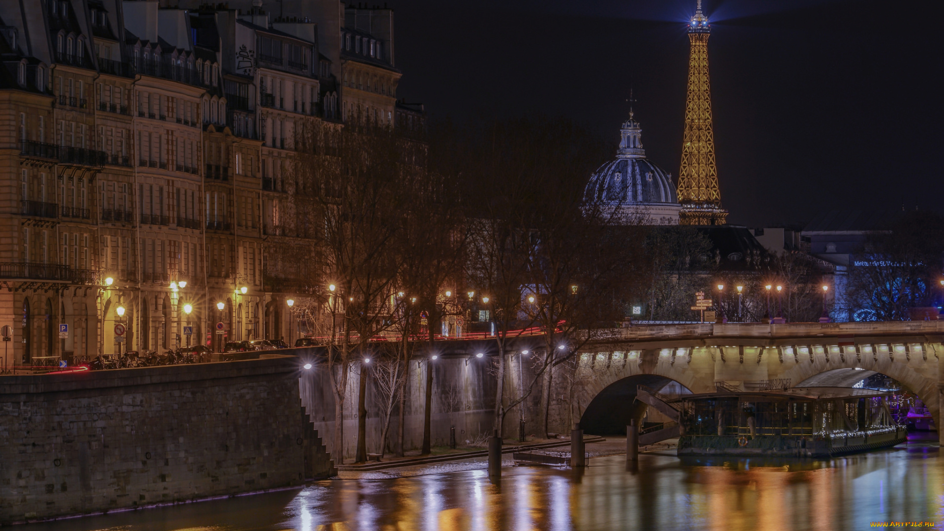 города, париж, , франция, простор