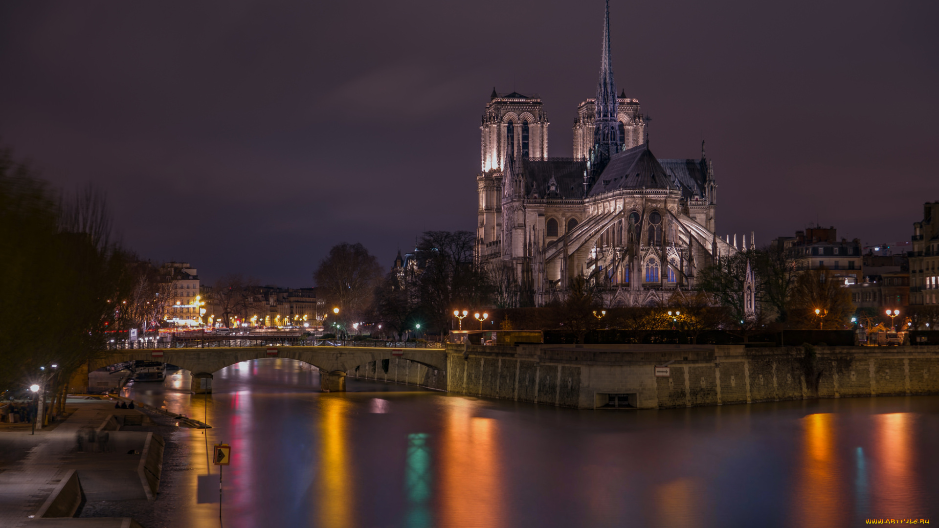 города, париж, , франция, простор