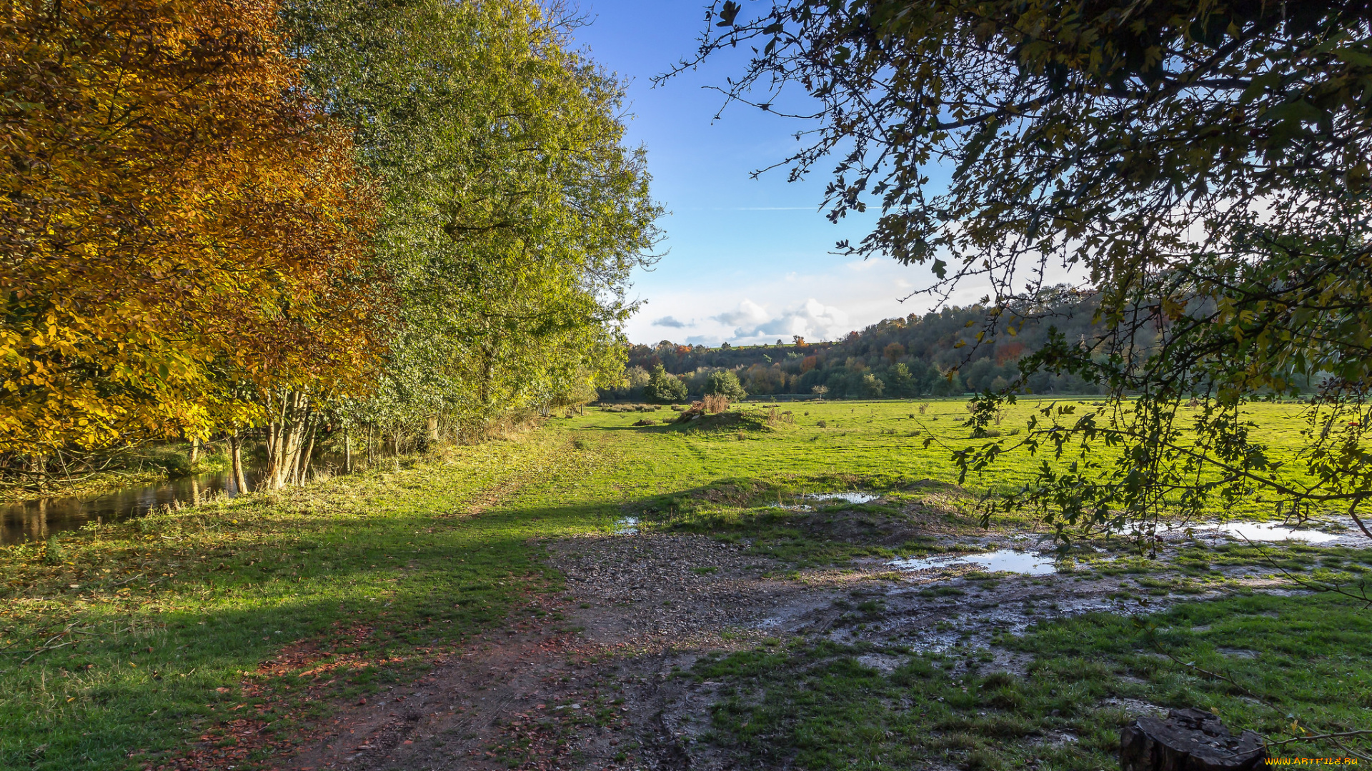 природа, дороги, простор