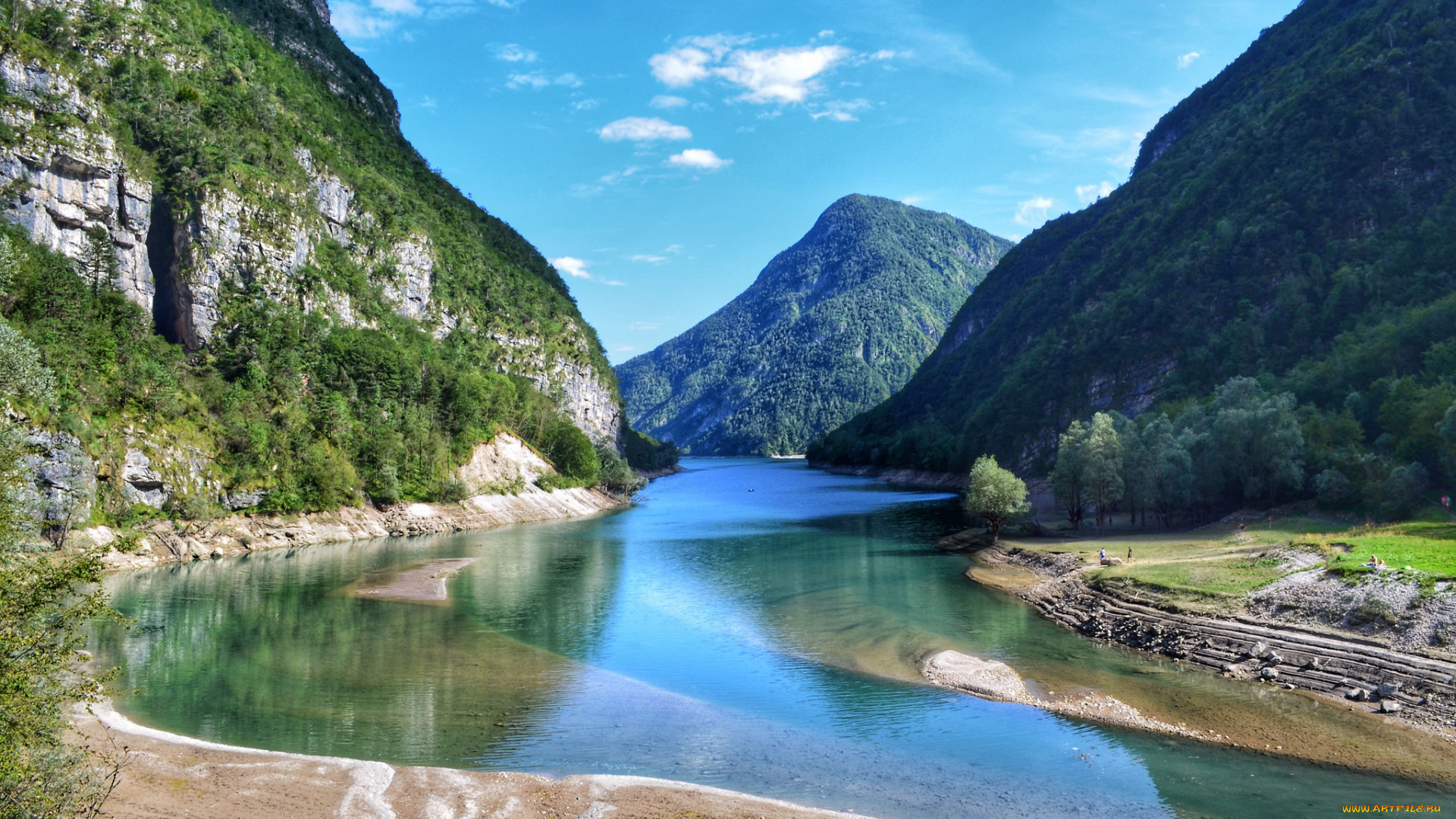 природа, реки, озера, простор