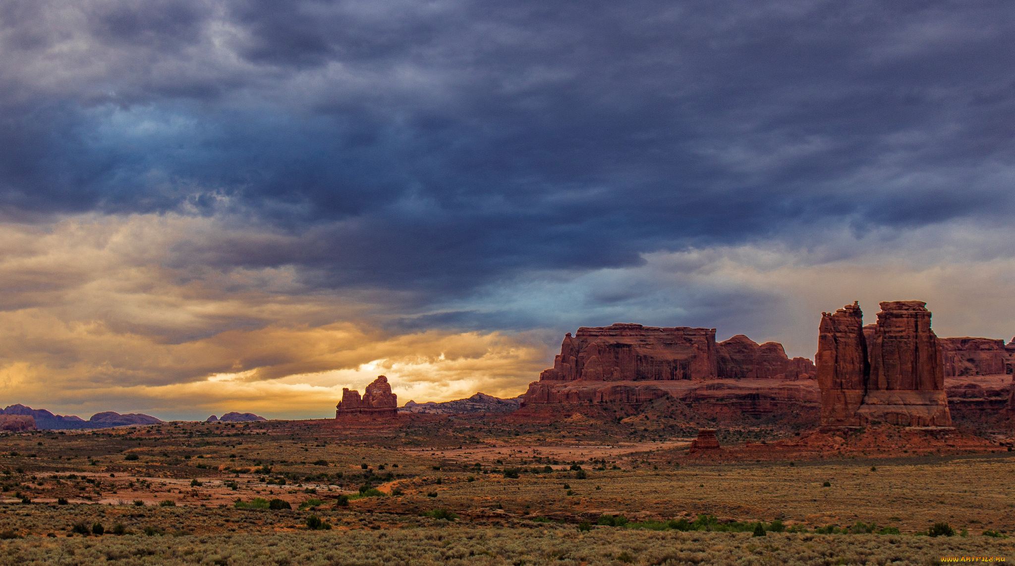 природа, пустыни, простор