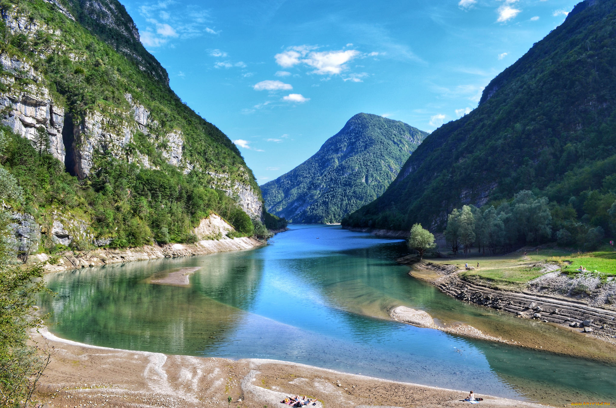 природа, реки, озера, простор