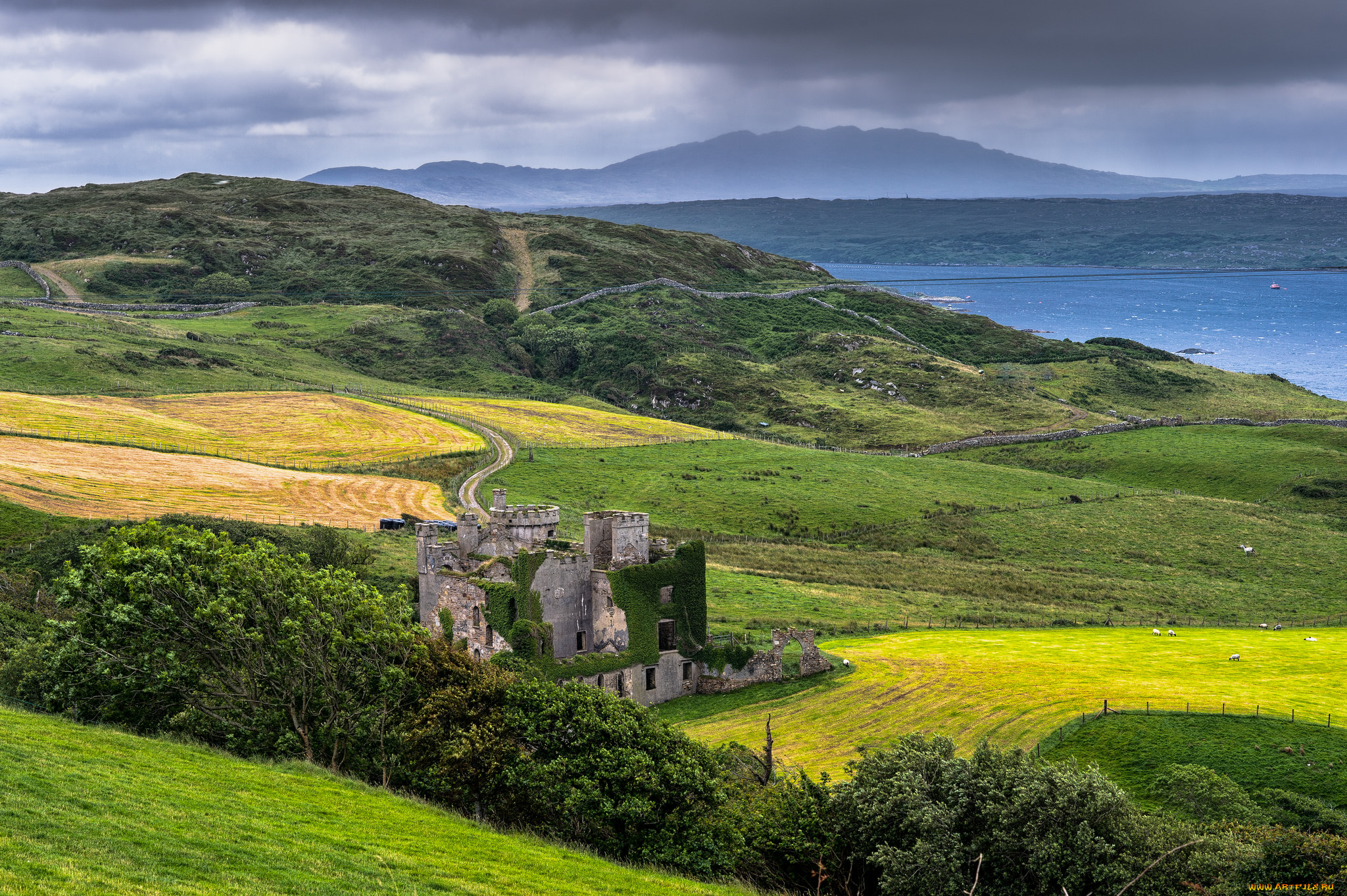 города, -, пейзажи, простор
