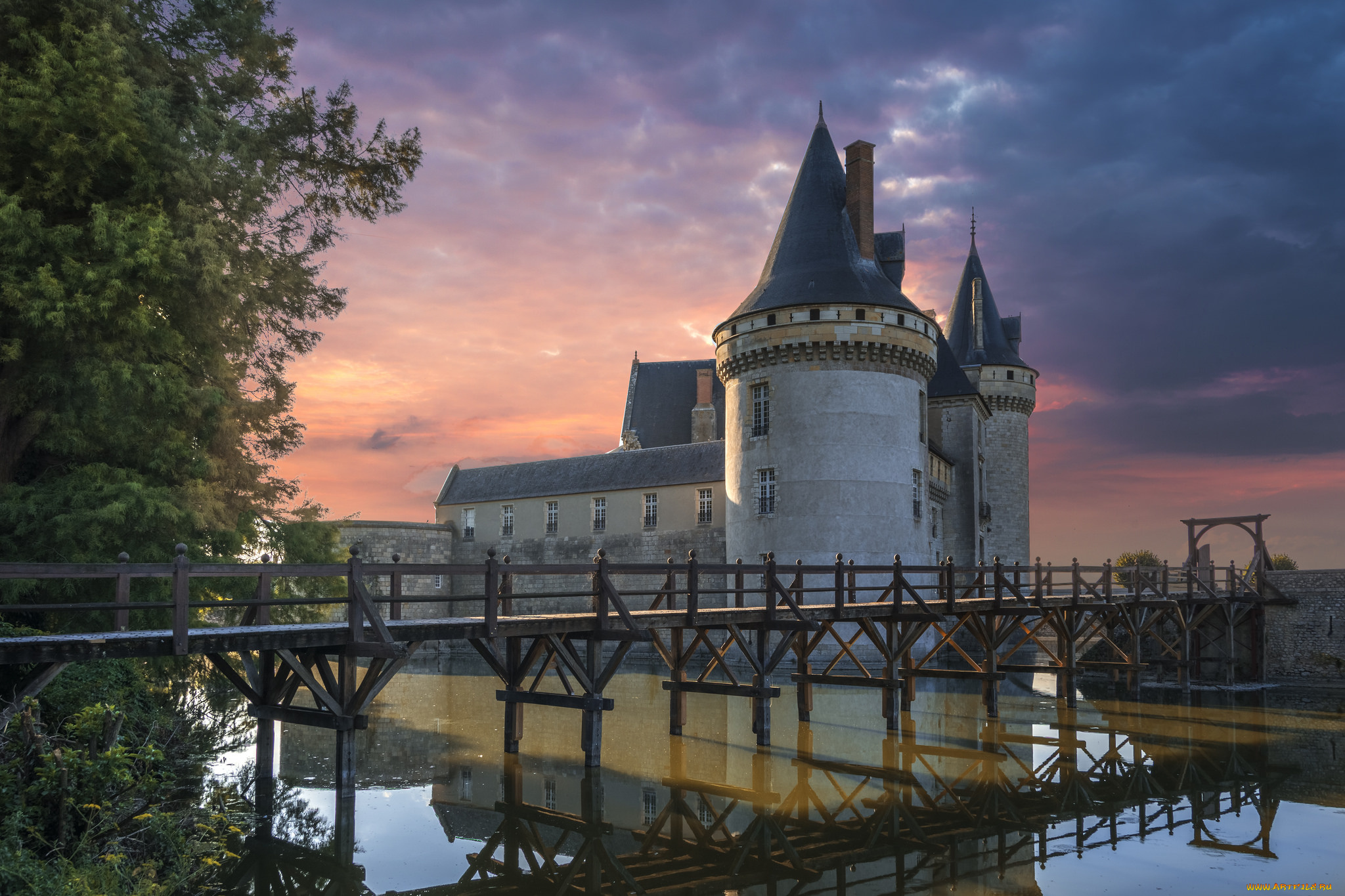 города, замки, франции, простор