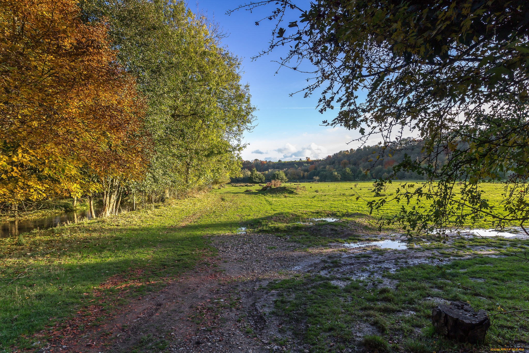 природа, дороги, простор