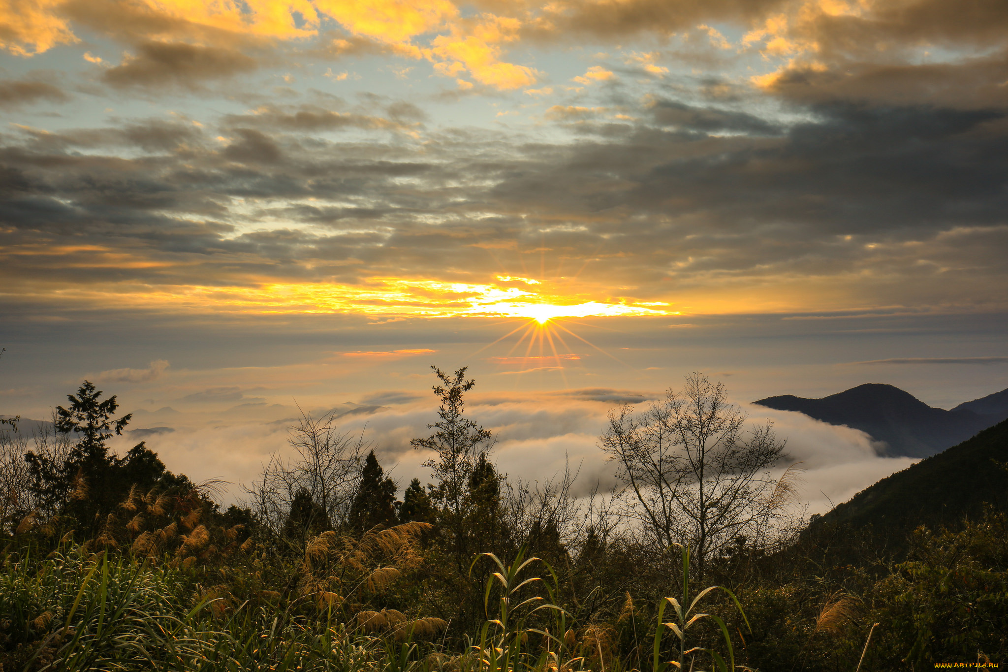 природа, восходы, закаты, простор