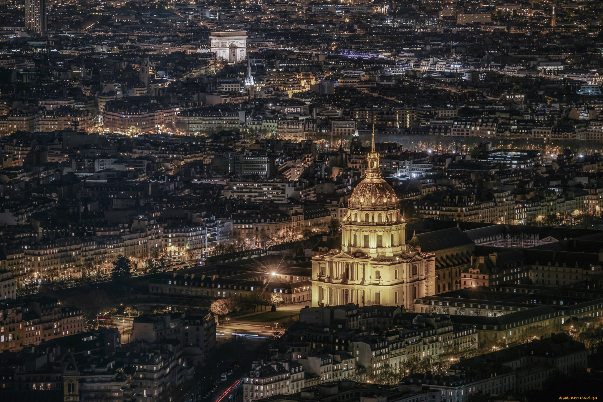 города, париж, , франция, простор