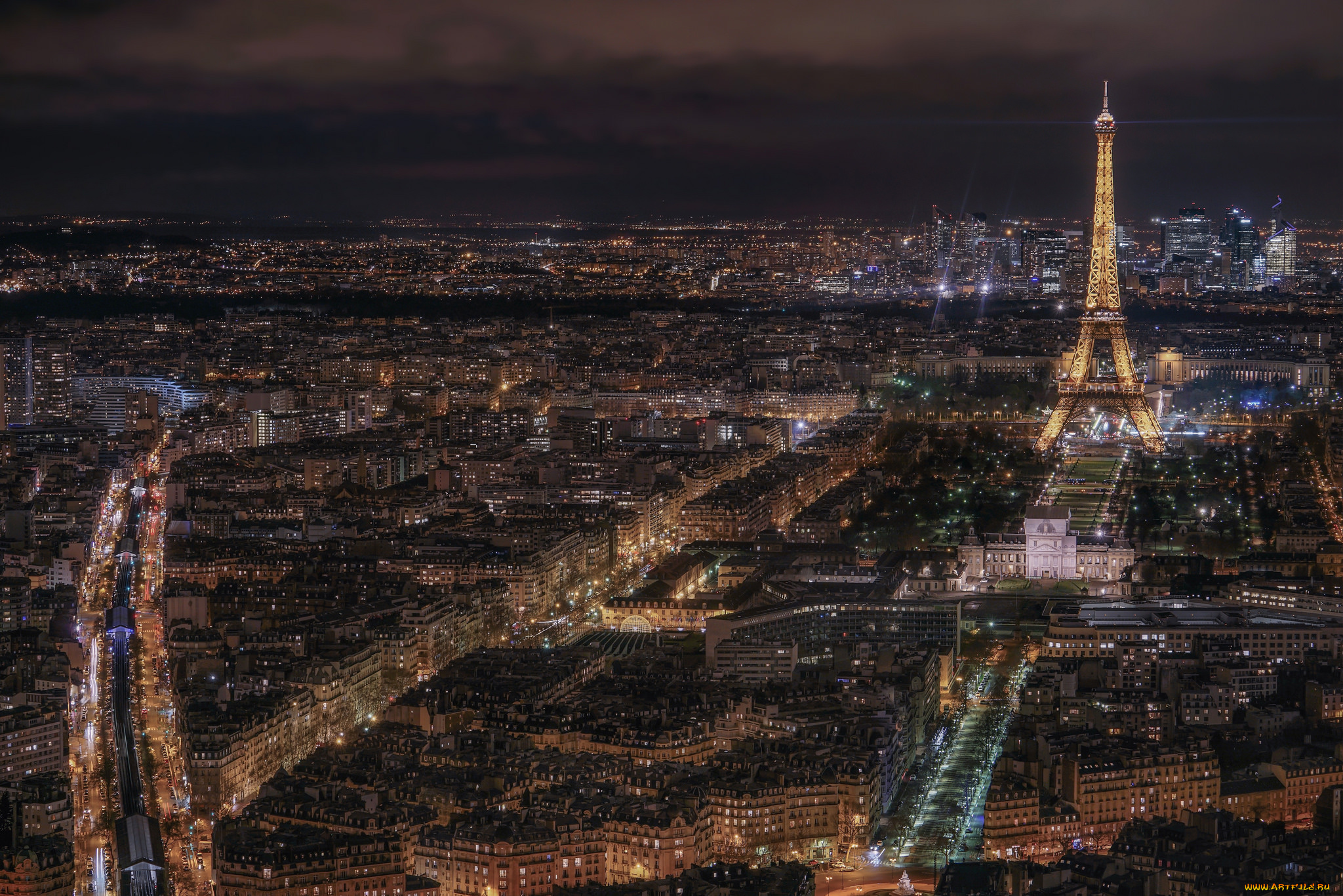 города, париж, , франция, простор