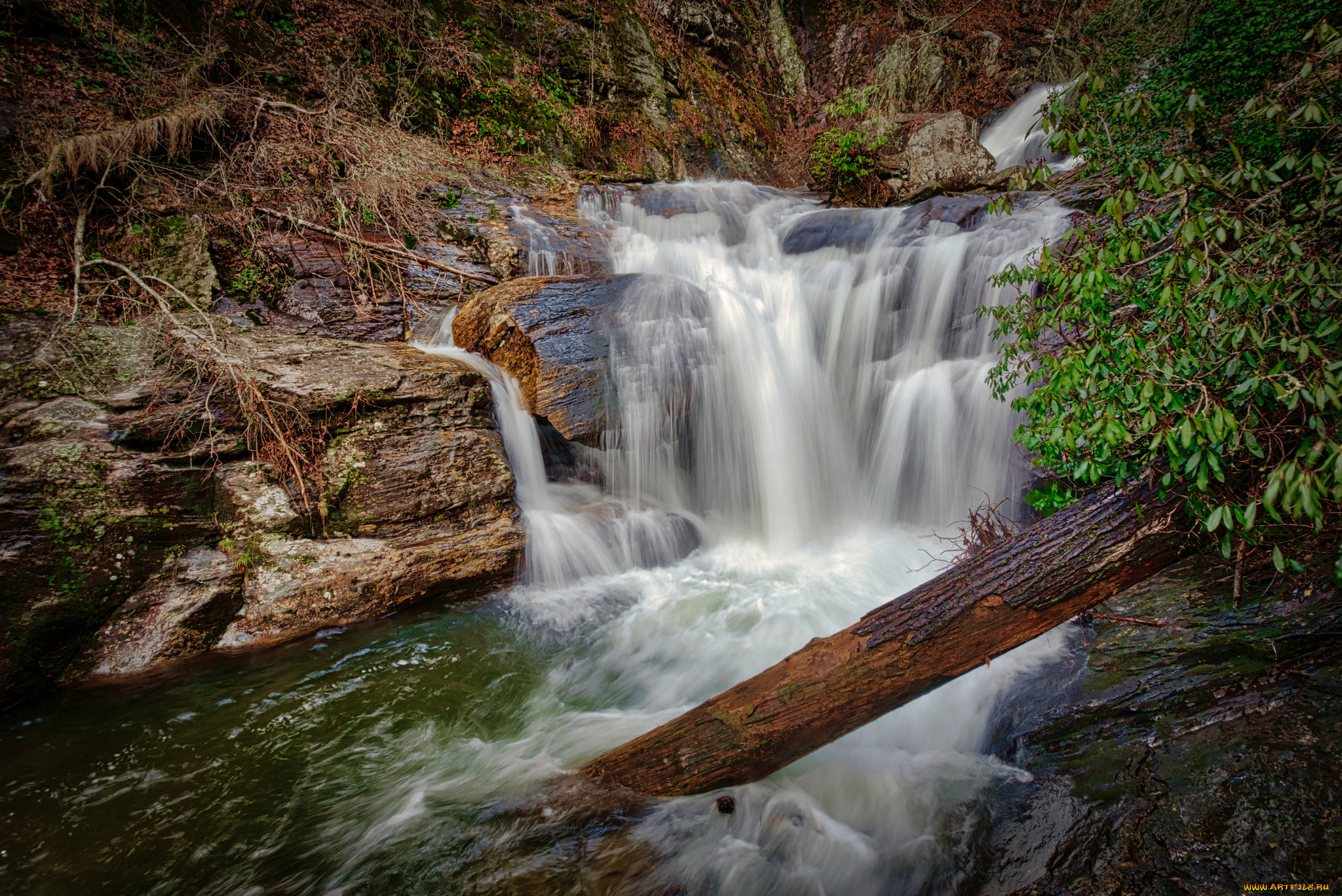 природа, водопады, простор