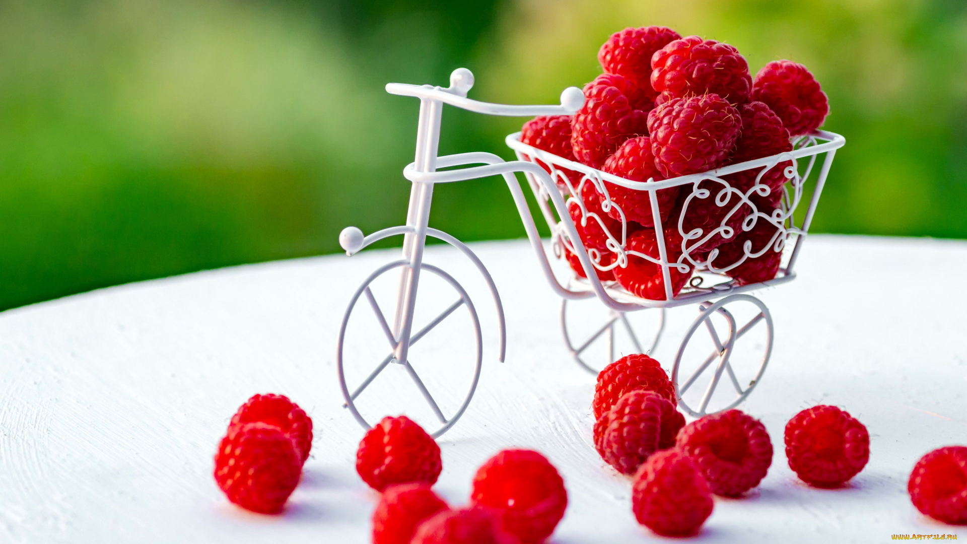 еда, малина, ягоды, спелая