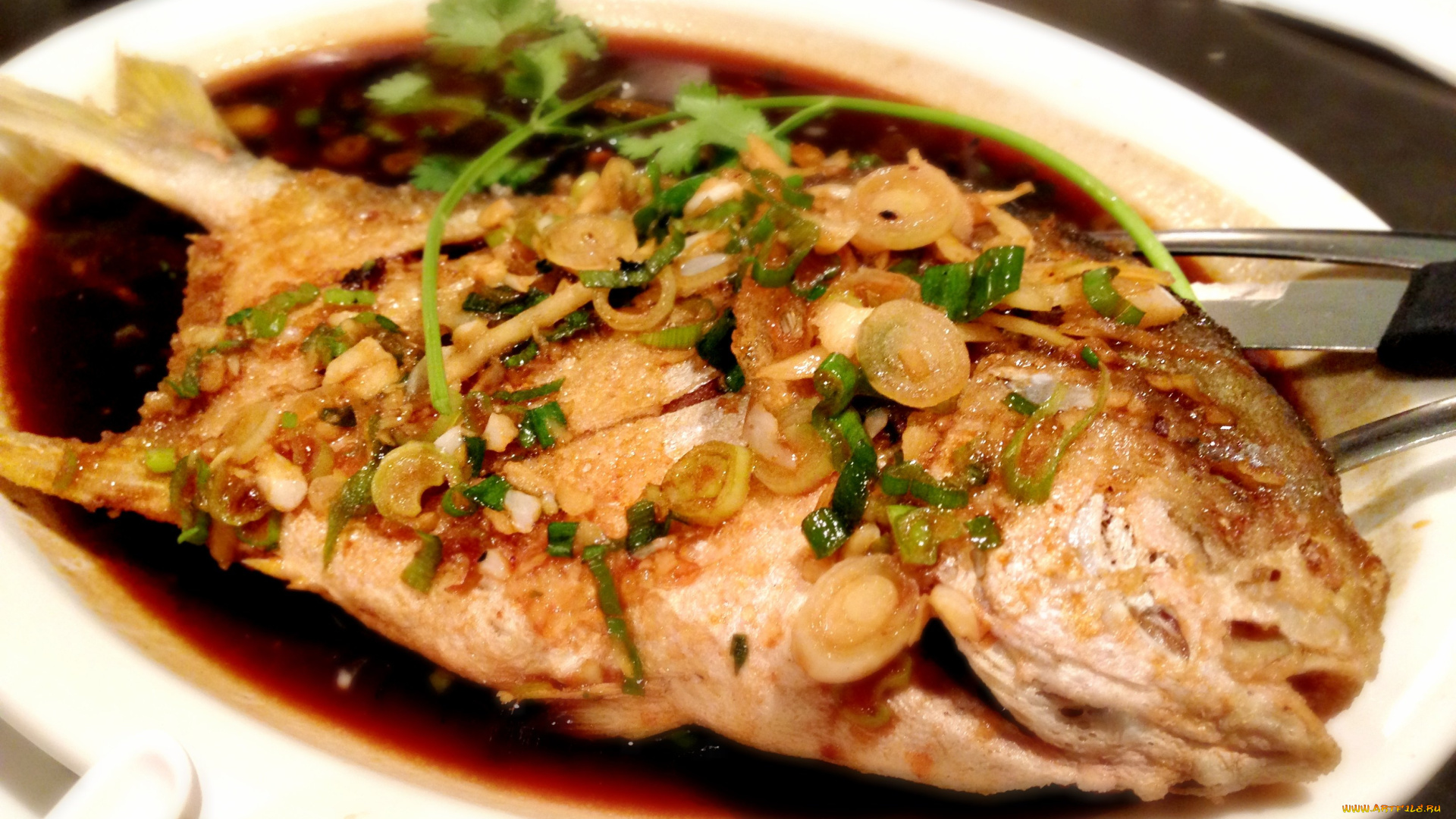 еда, рыбные, блюда, , с, морепродуктами, кухня, вьетнамская