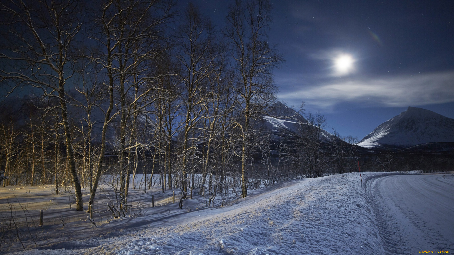 природа, зима, простор