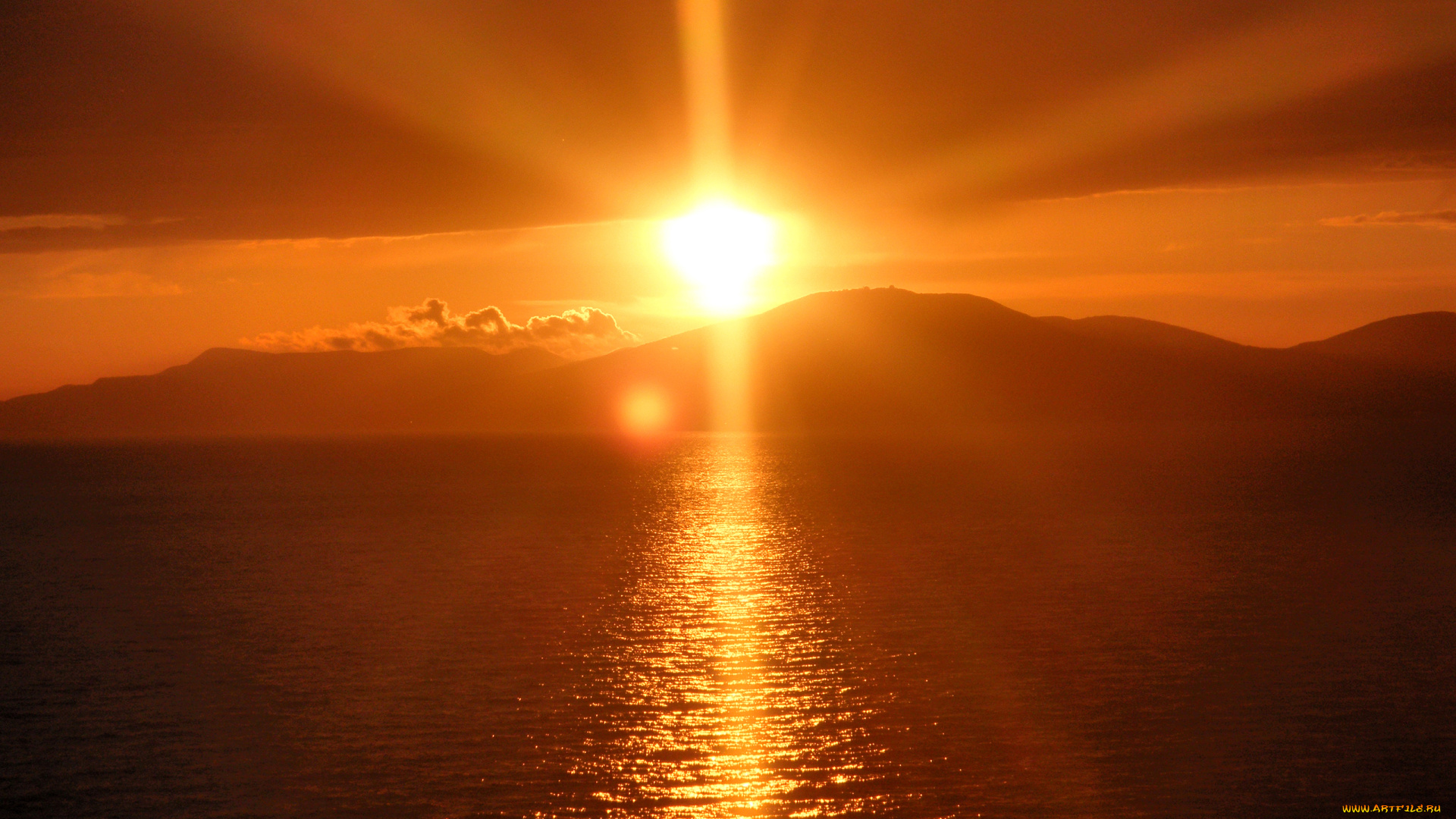 природа, восходы, закаты, рассвет, утро, солнце, море, свет, отражение, красота, вид, лучи, золото