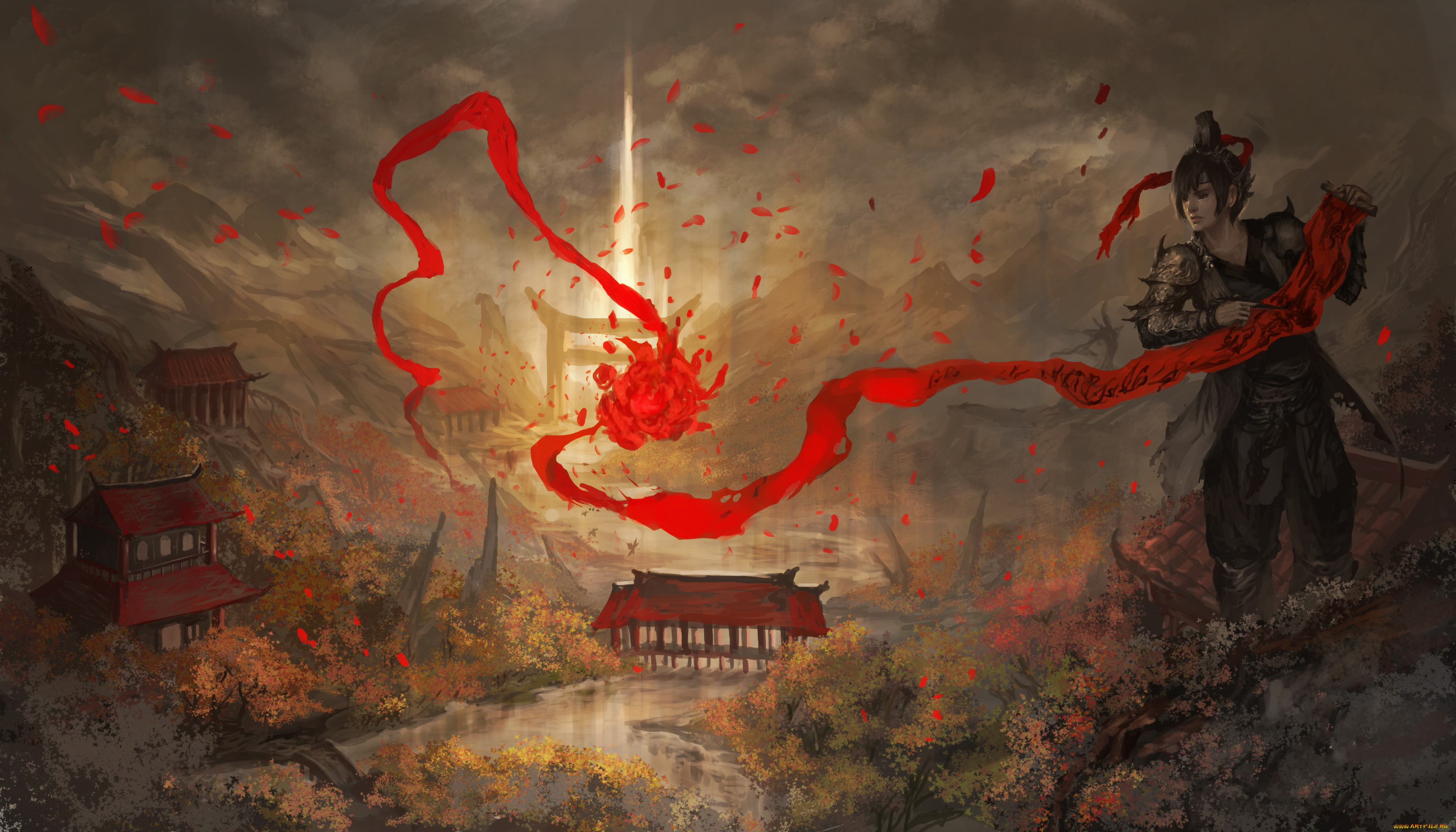 аниме, unknown, , другое, , город, фон, мужчина