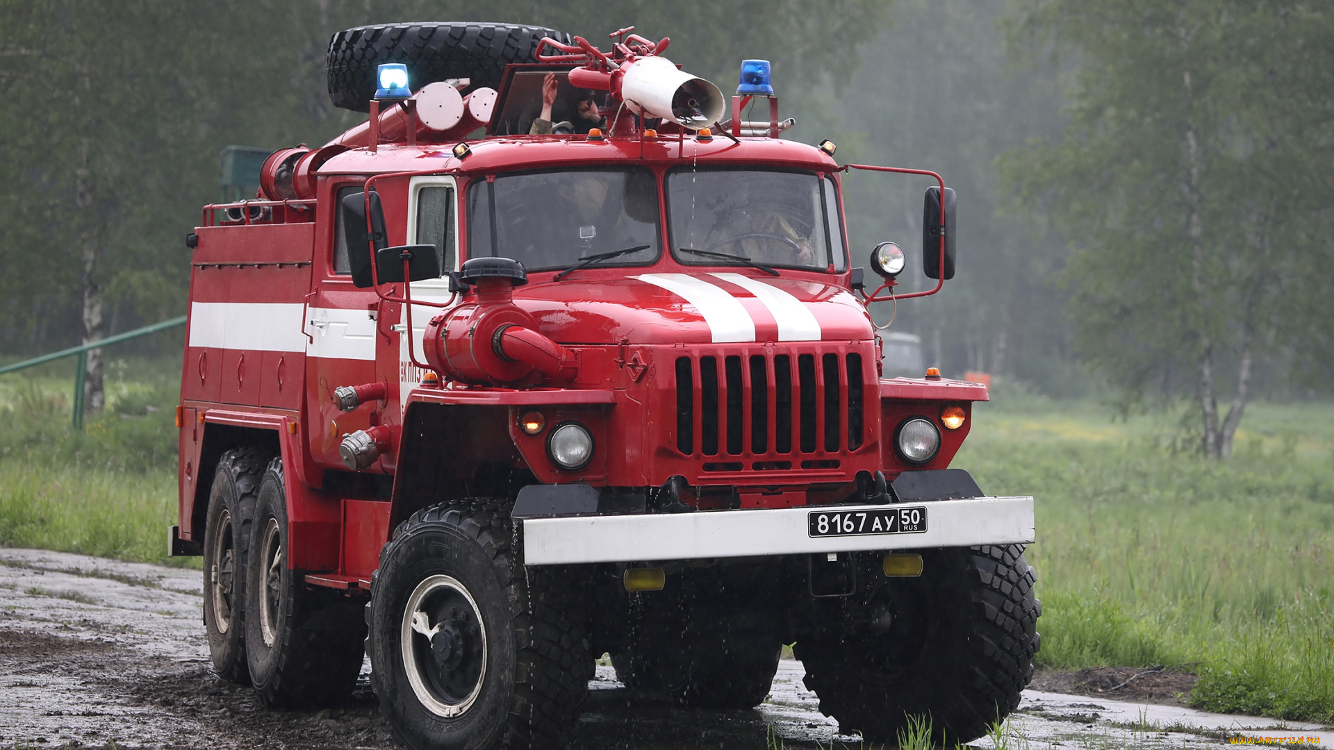 автомобили, пожарные, машины, ural