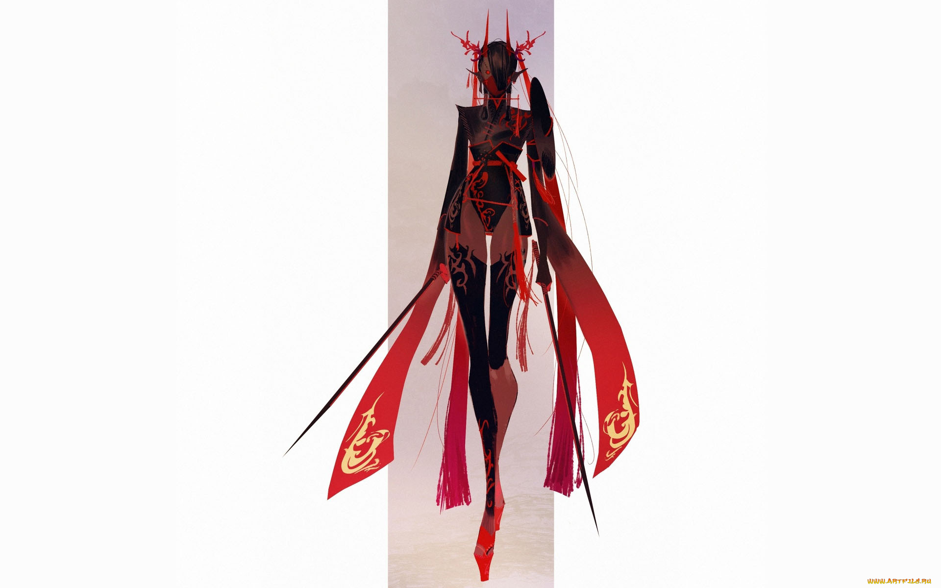 фэнтези, эльфы, женщина, рукава, оружие