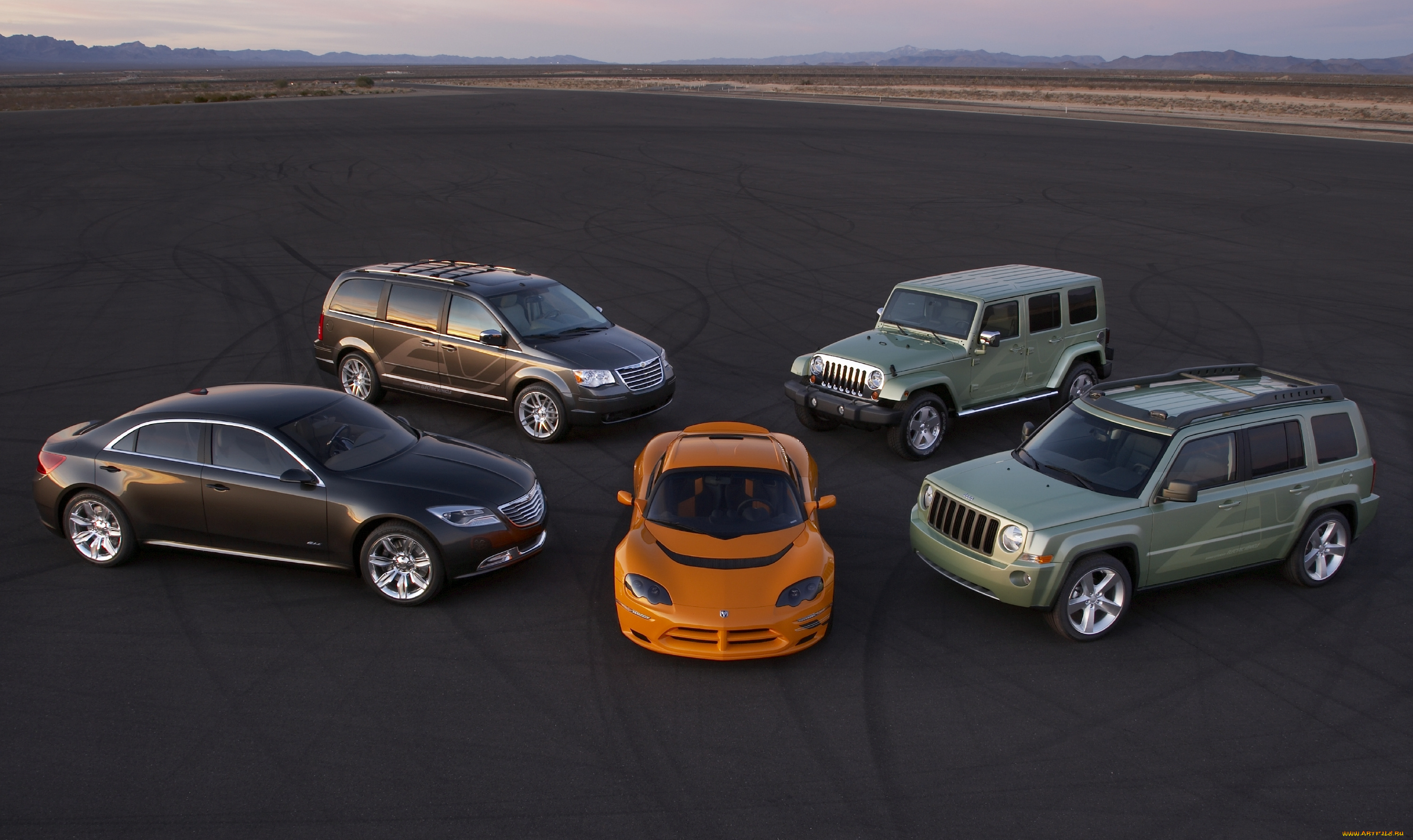 автомобили, разные, вместе, chrysler, dodge