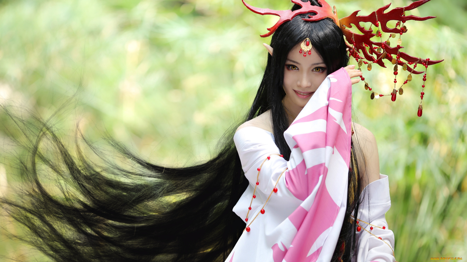 девушки, -, креатив, , косплей, девушка