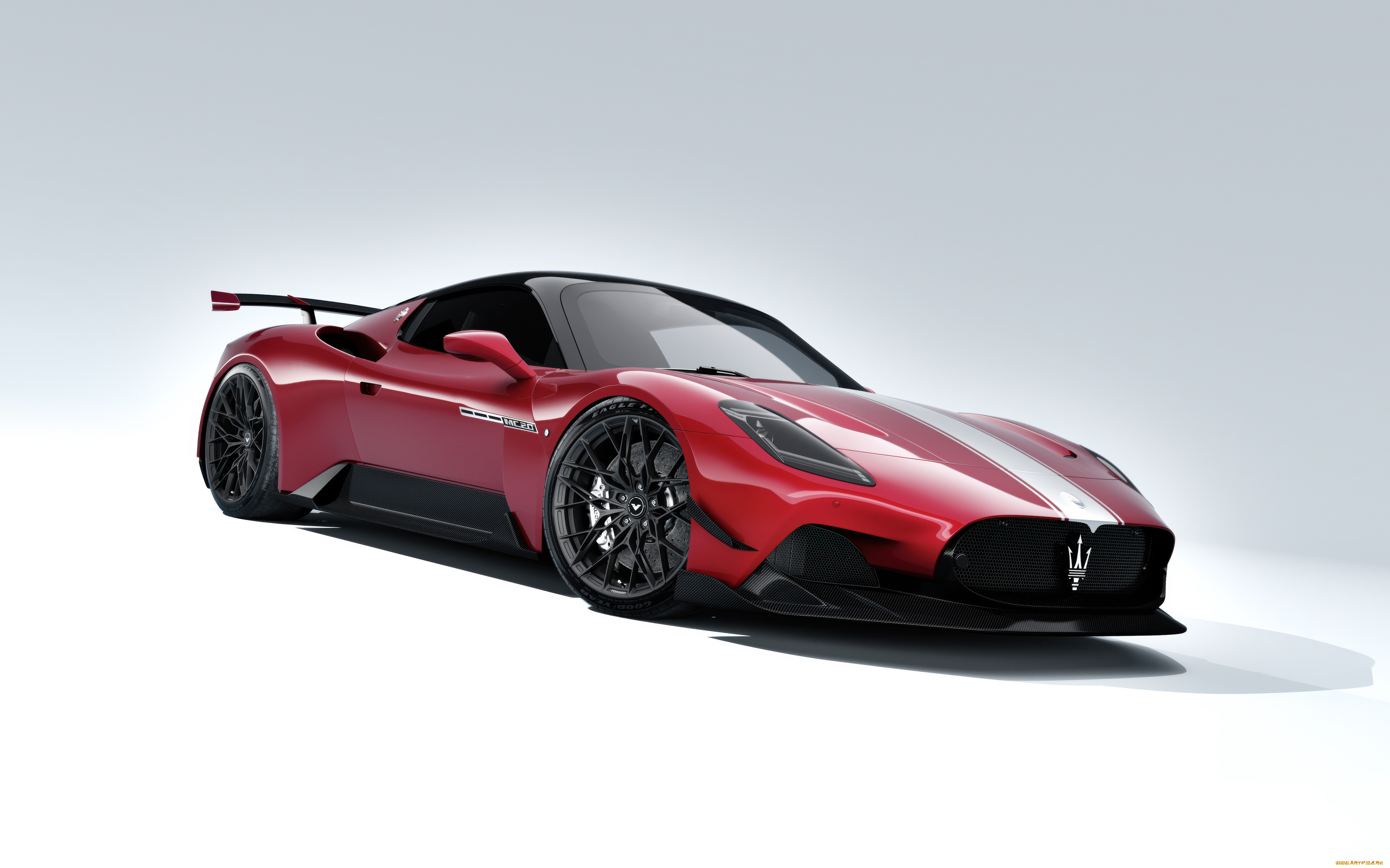 auto, -, car, автомобили, maserati, mc20, 2024, red, cherry