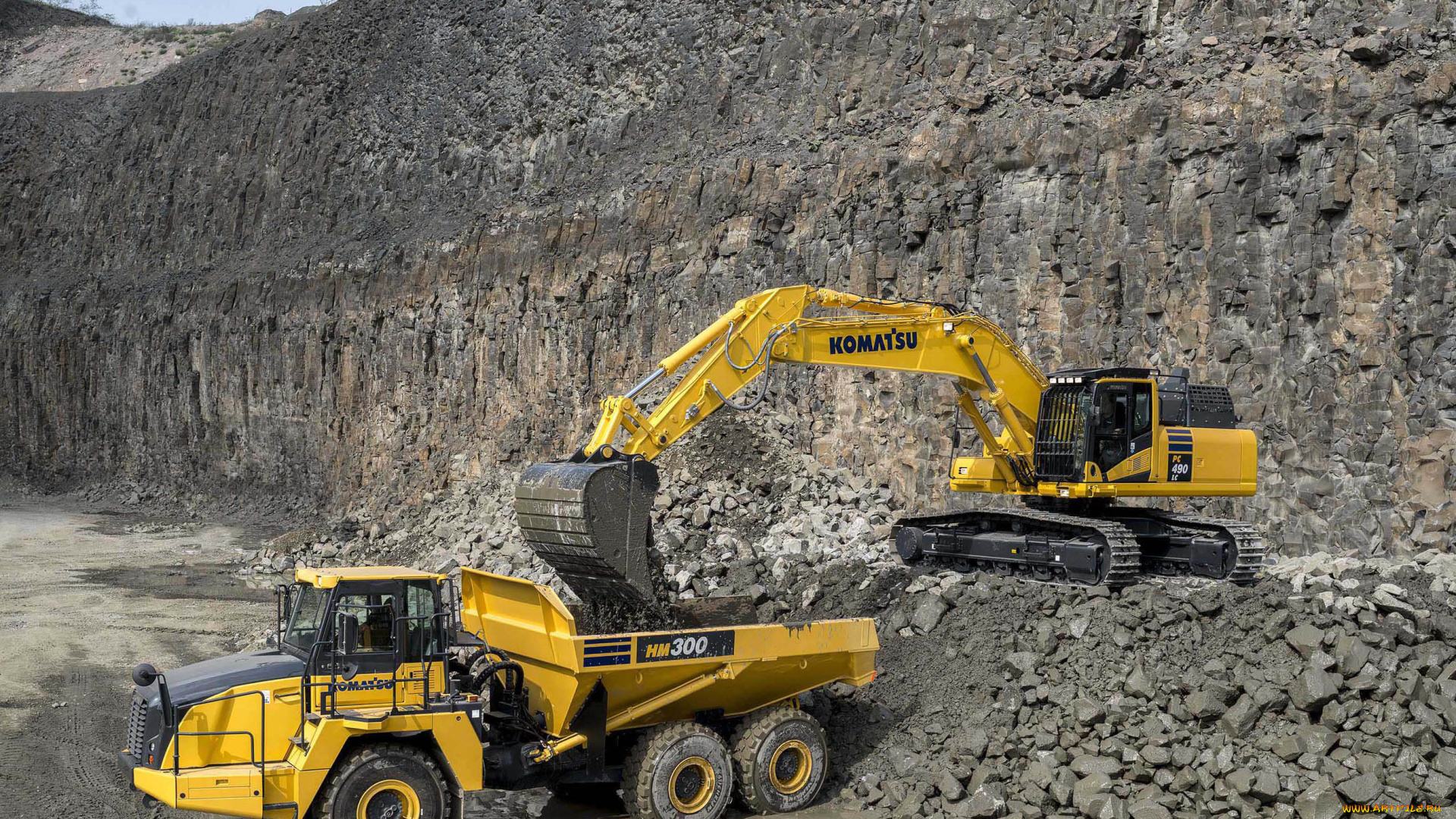 техника, строительная, техника, komatsu