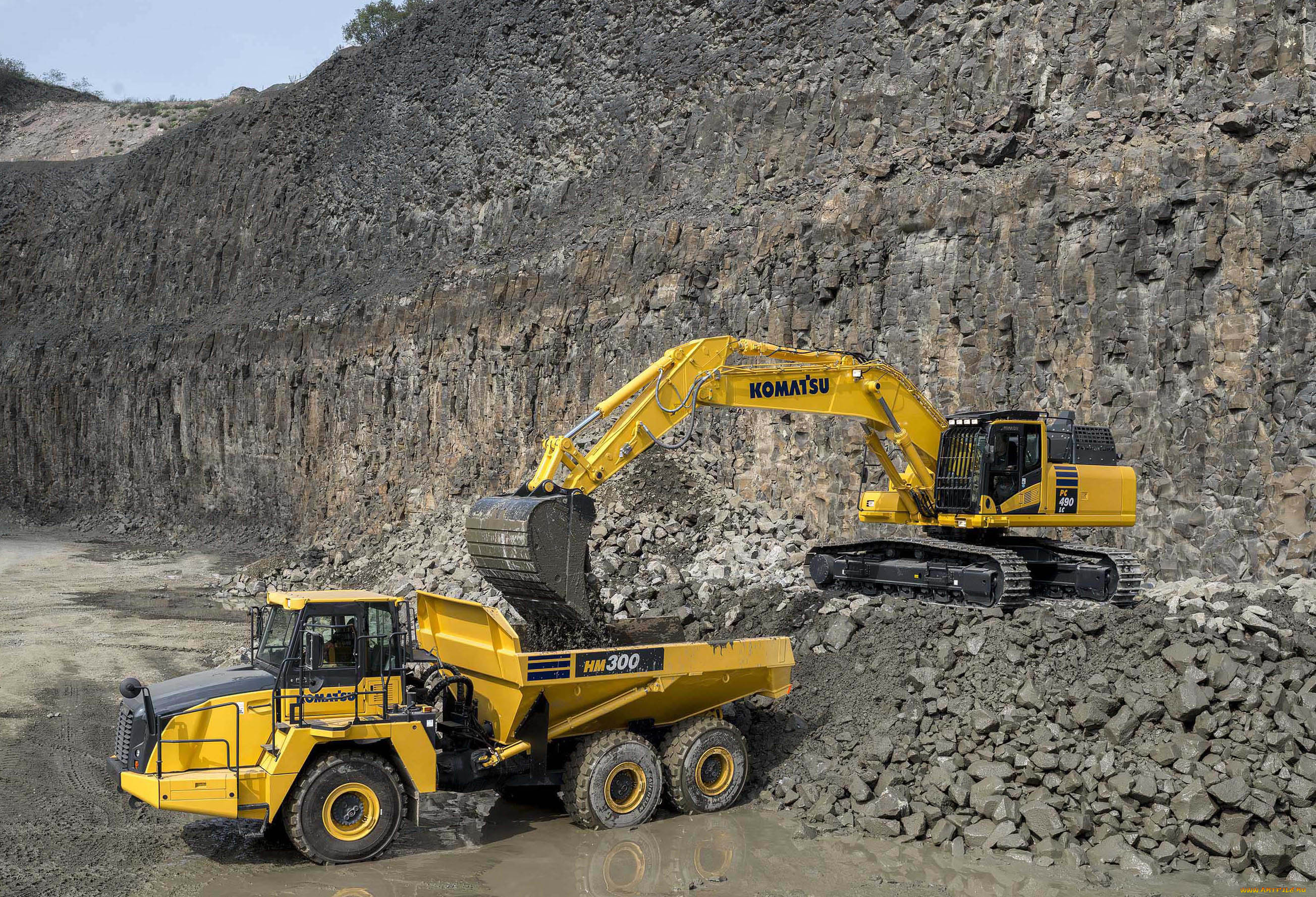 техника, строительная, техника, komatsu