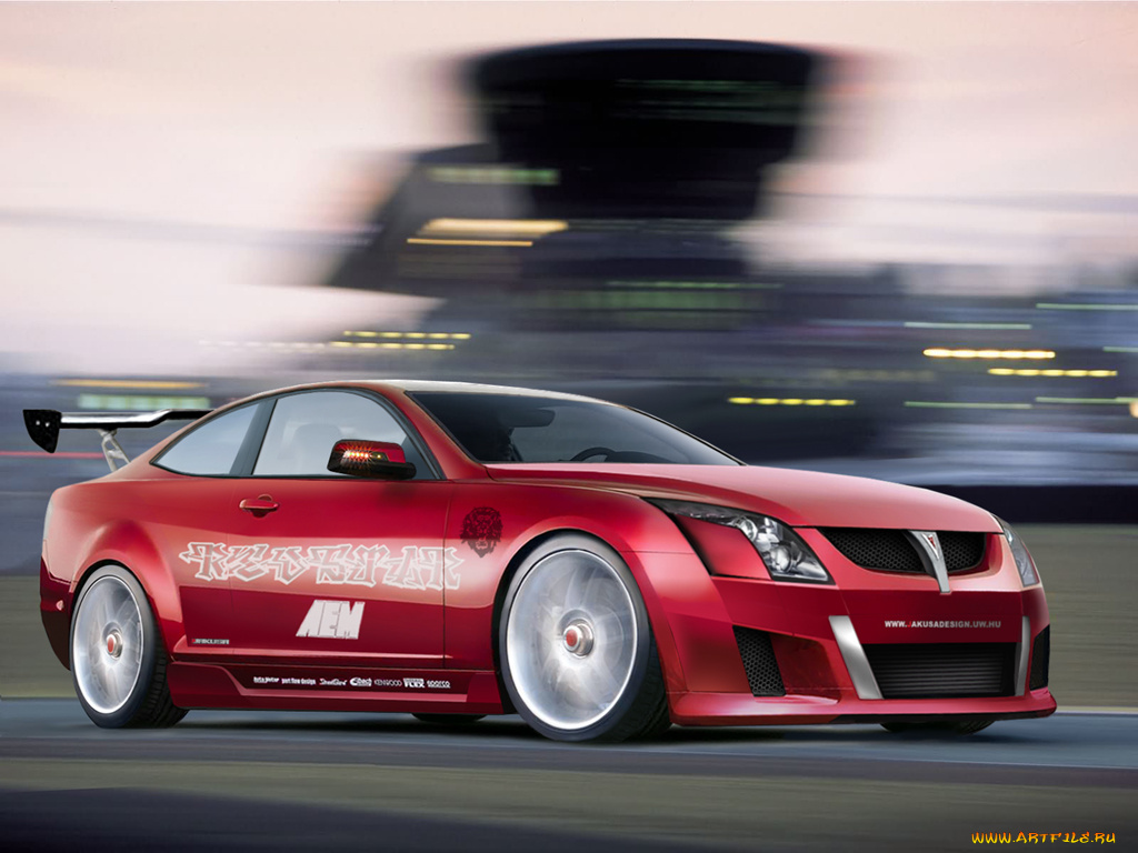 pontiac, автомобили, виртуальный, тюнинг