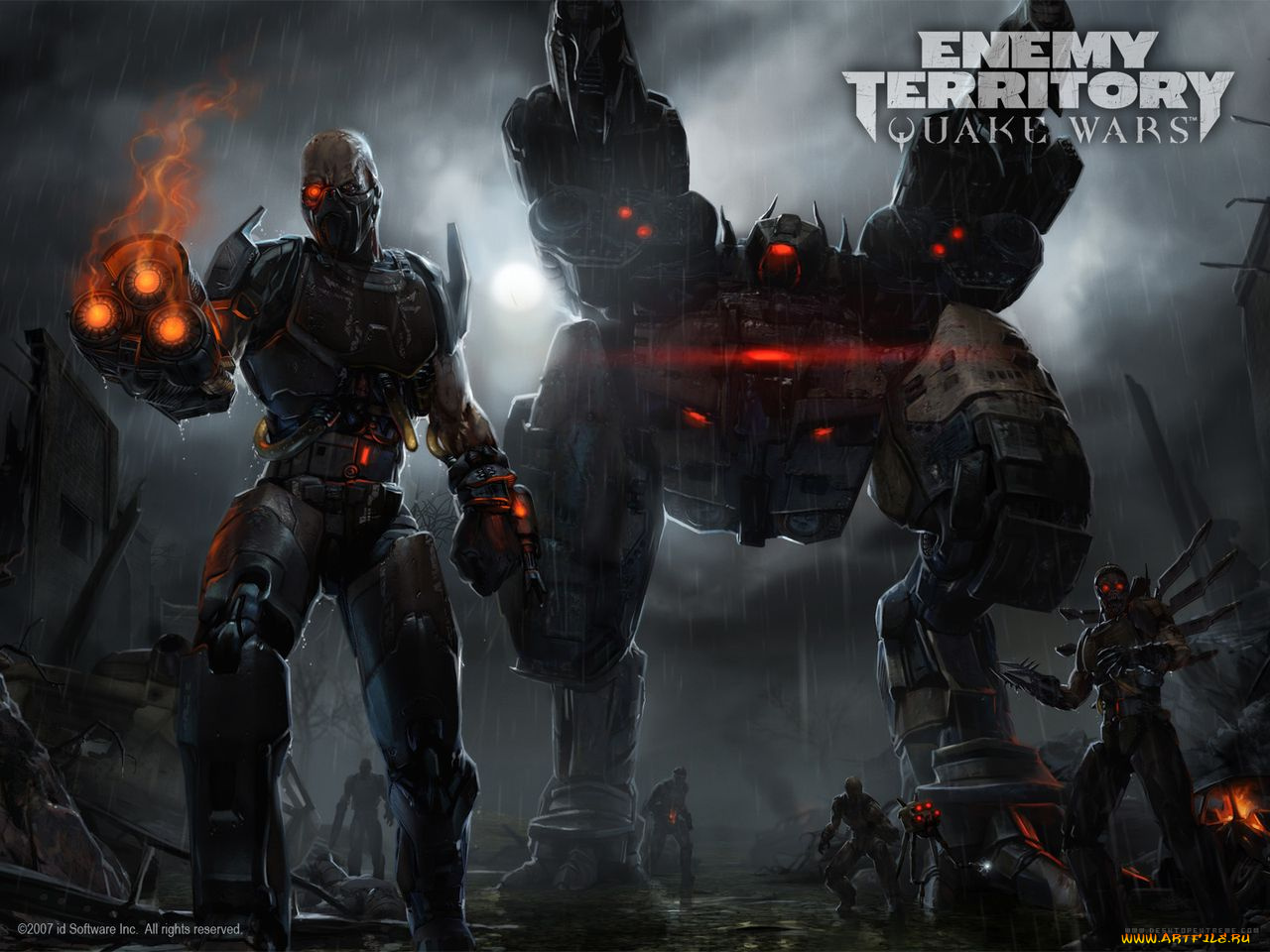 quake, wars, видео, игры, enemy, territory