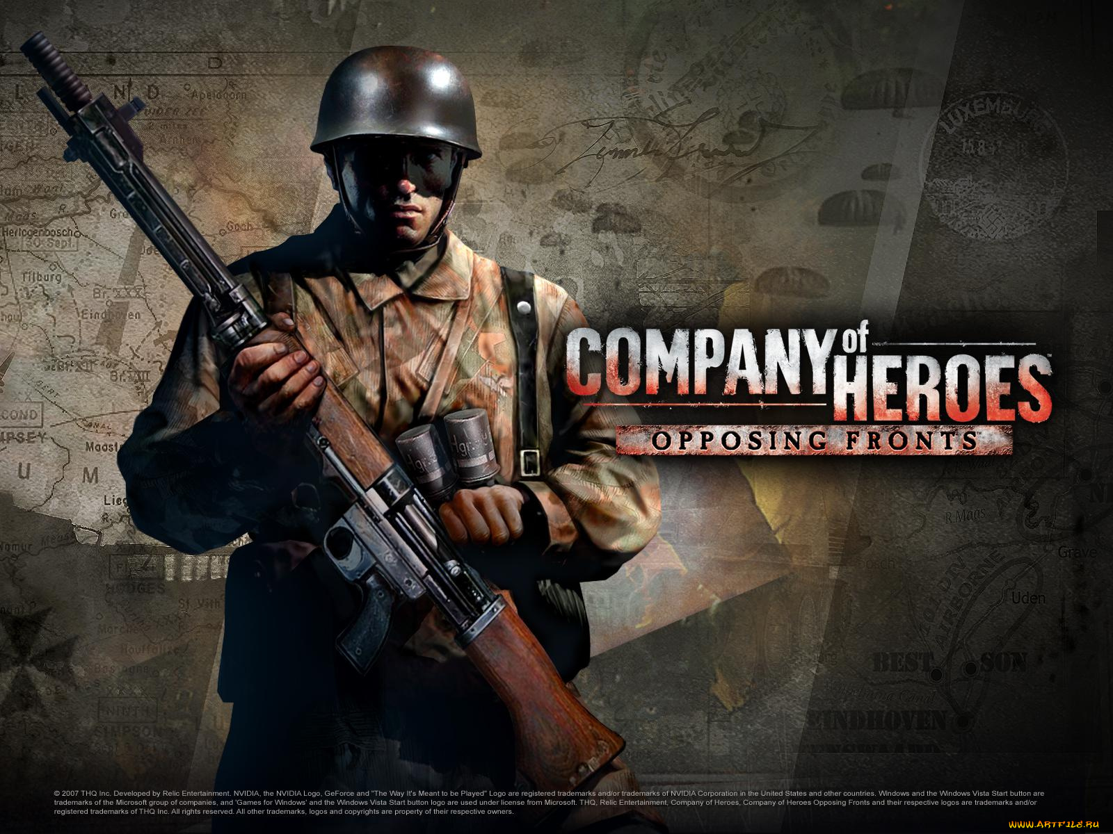company, of, heroes, opposing, fronts, видео, игры