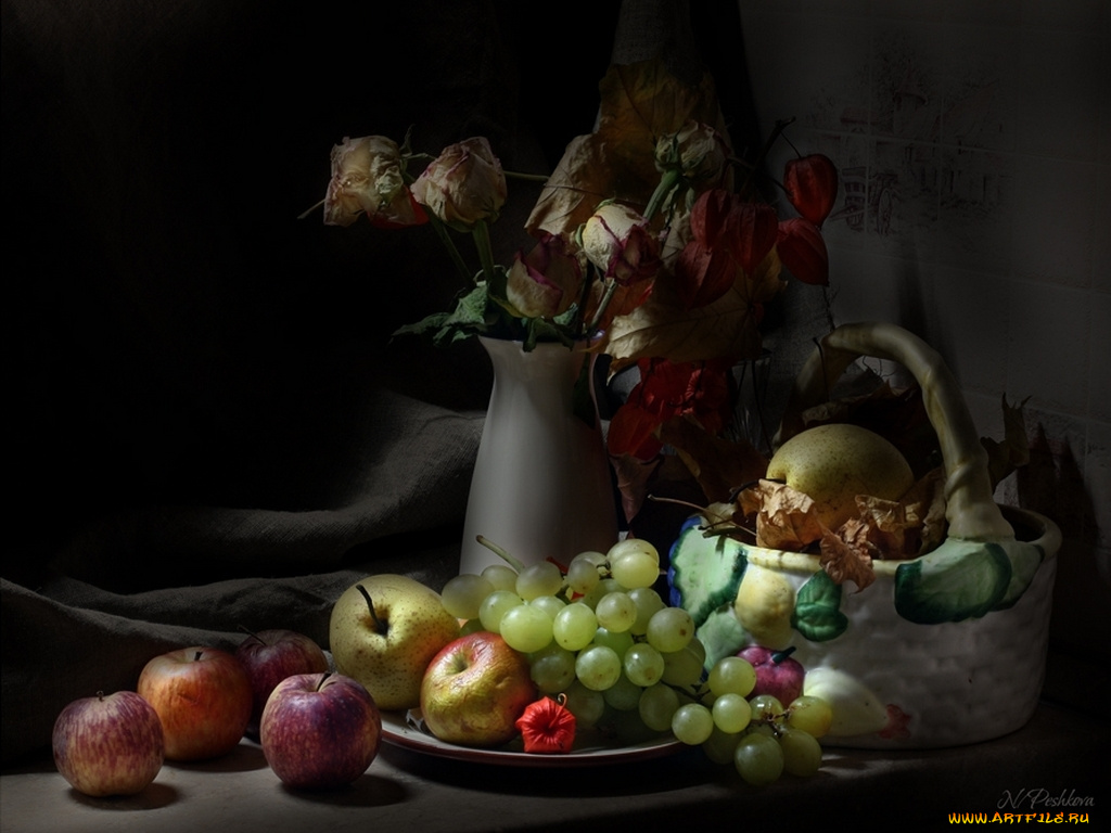 baksiku, осенняя, ночь, еда, натюрморт