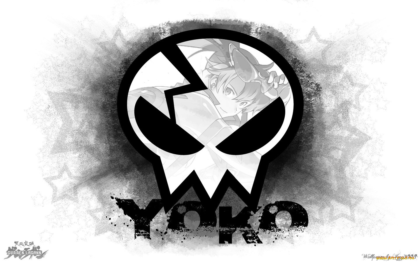 аниме, tengen, toppa, gurren, lagann, yoko, littner