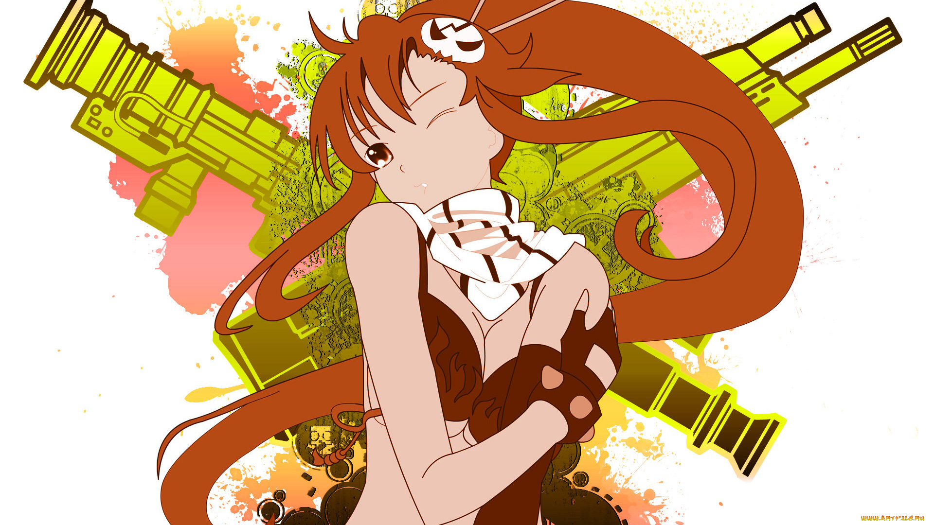 аниме, tengen, toppa, gurren, lagann, yoko, littner