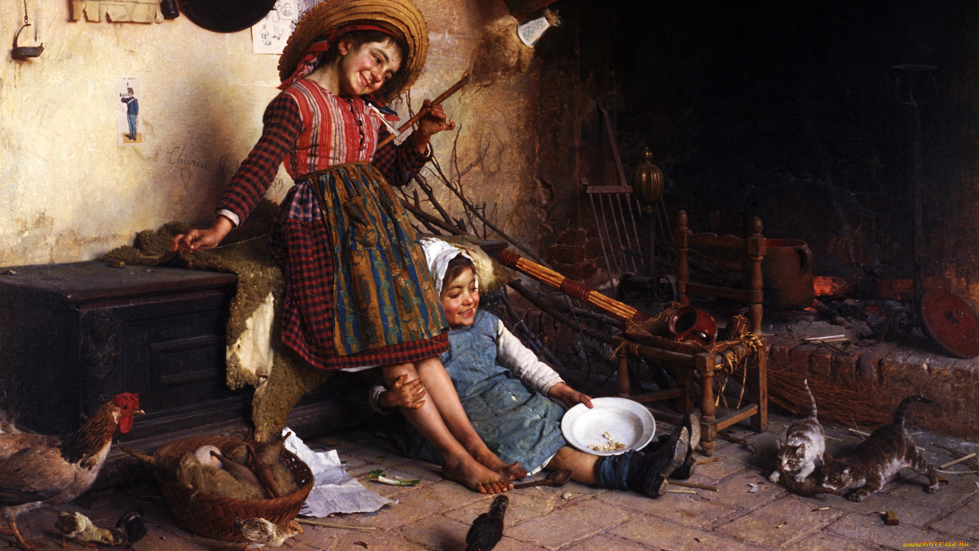 рисованные, живопись