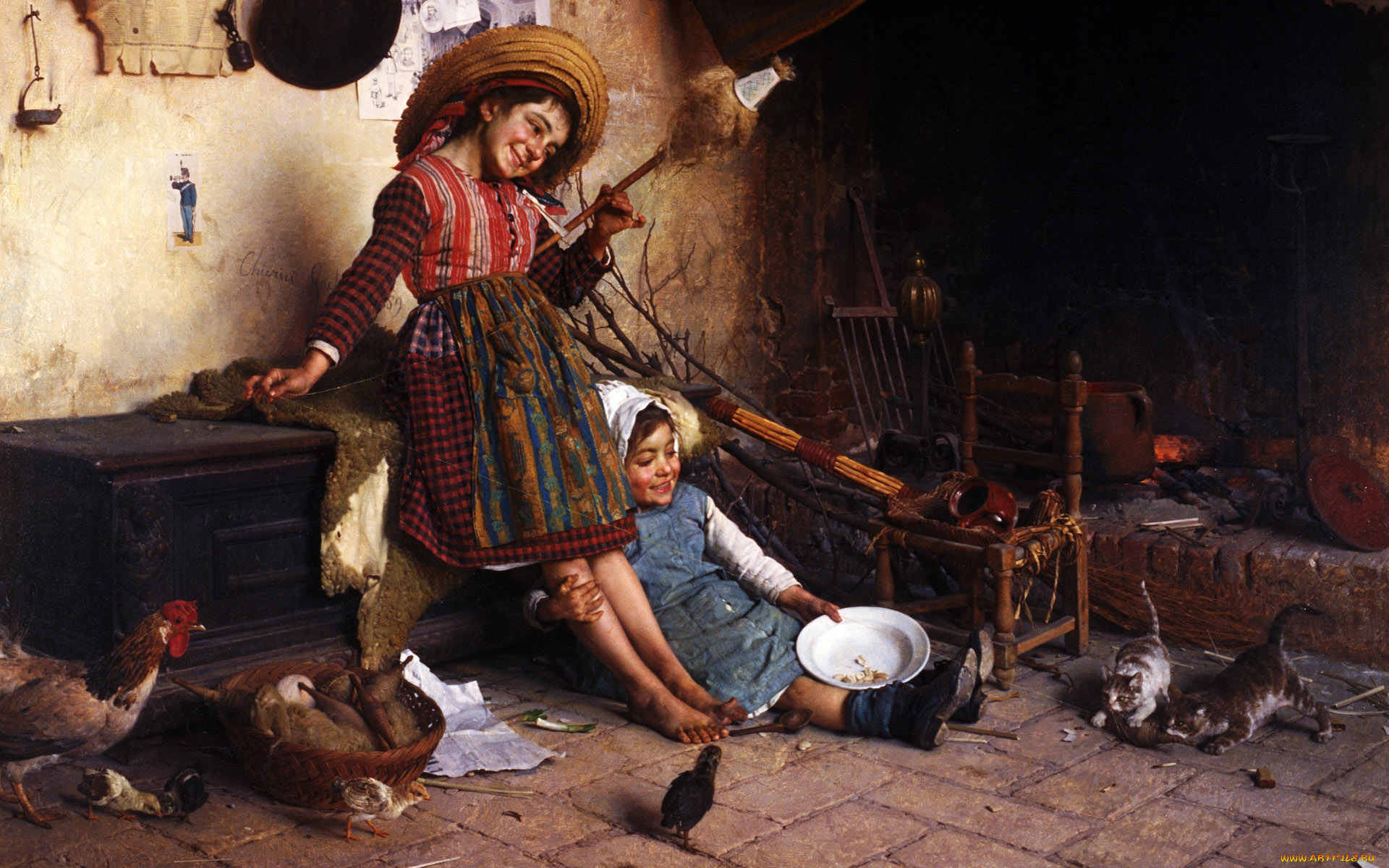 рисованные, живопись