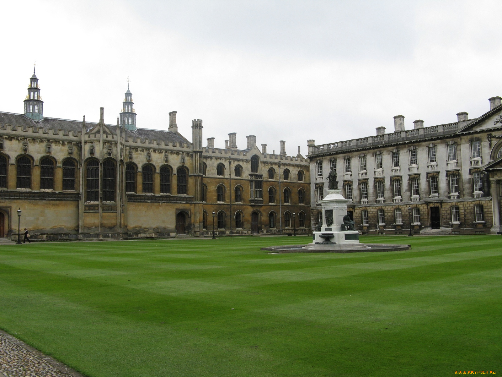 англия, кембридж, города, здания, дома