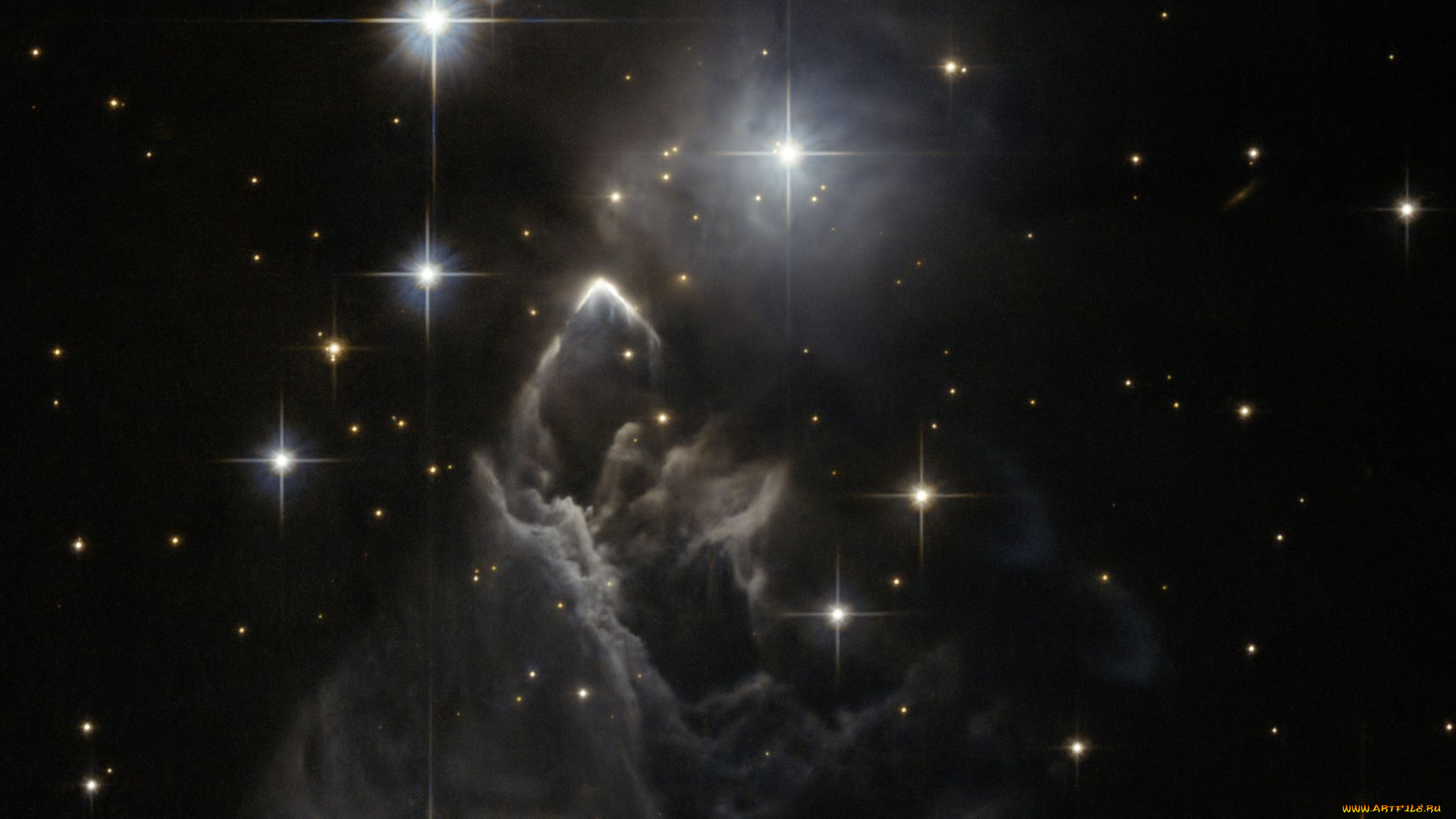 05437, 2502, космос, галактики, туманности