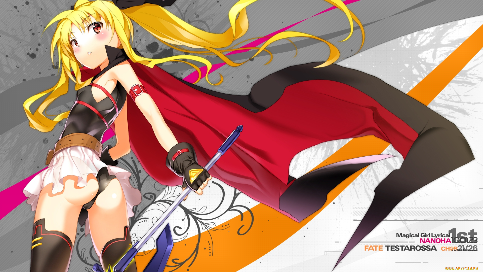 аниме, mahou, shoujo, lyrical, nanoha